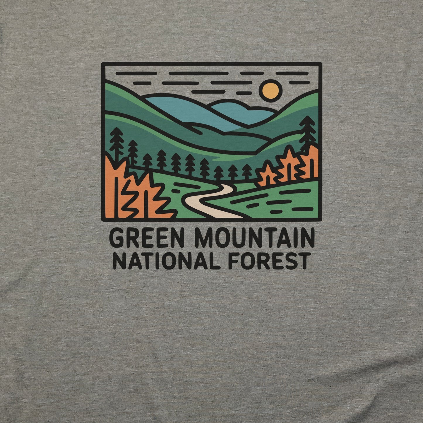 Green Mountain National Forest T-Shirt Adventure and Outdoors Themed T-Shirt