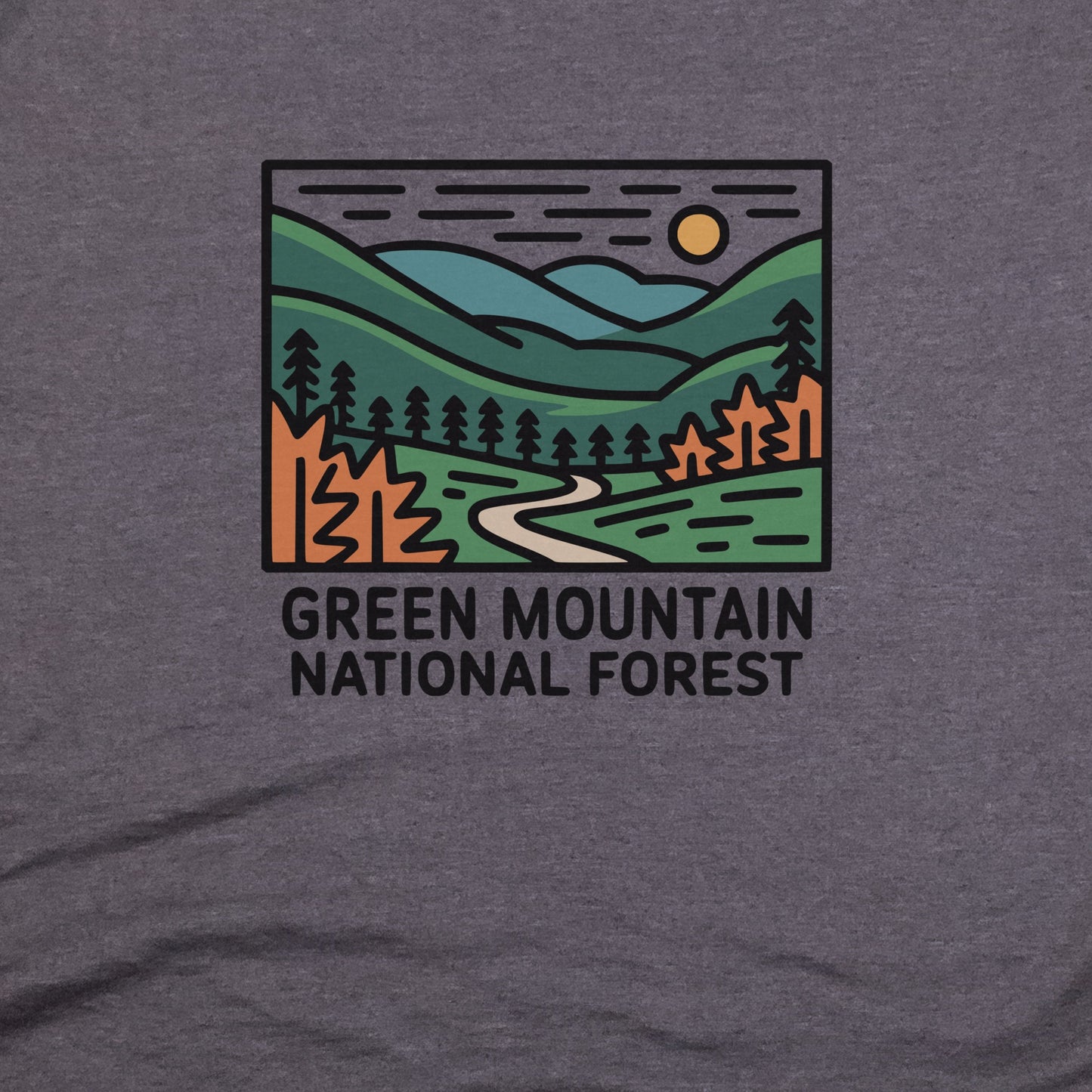 Green Mountain National Forest T-Shirt Adventure and Outdoors Themed T-Shirt