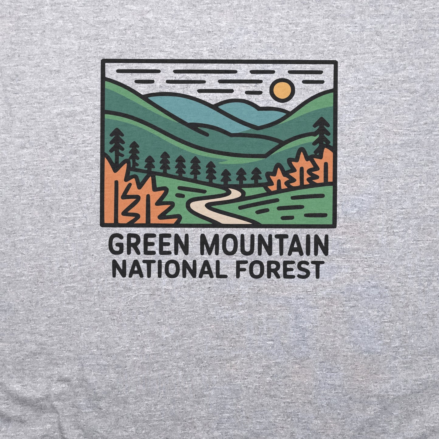 Green Mountain National Forest T-Shirt Adventure and Outdoors Themed T-Shirt
