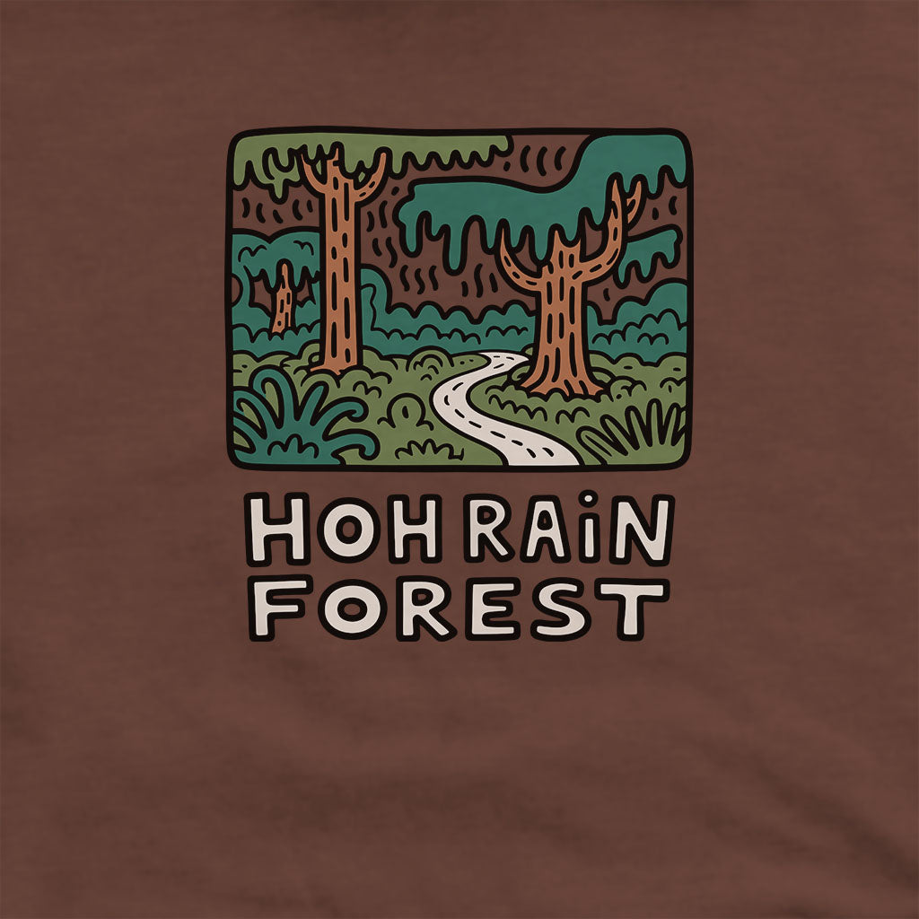 Hoh Rain Forest Hoodie Adventure and Outdoors Themed Hoodie