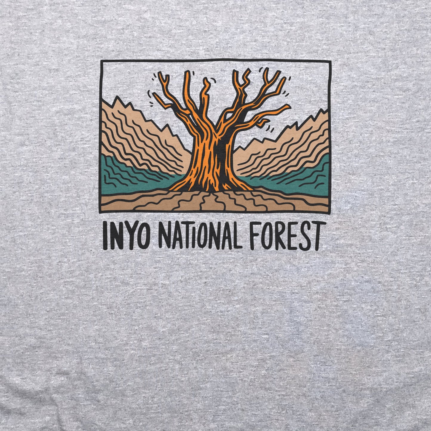 Inyo National Forest T-Shirt Adventure and Outdoors Themed T-Shirt