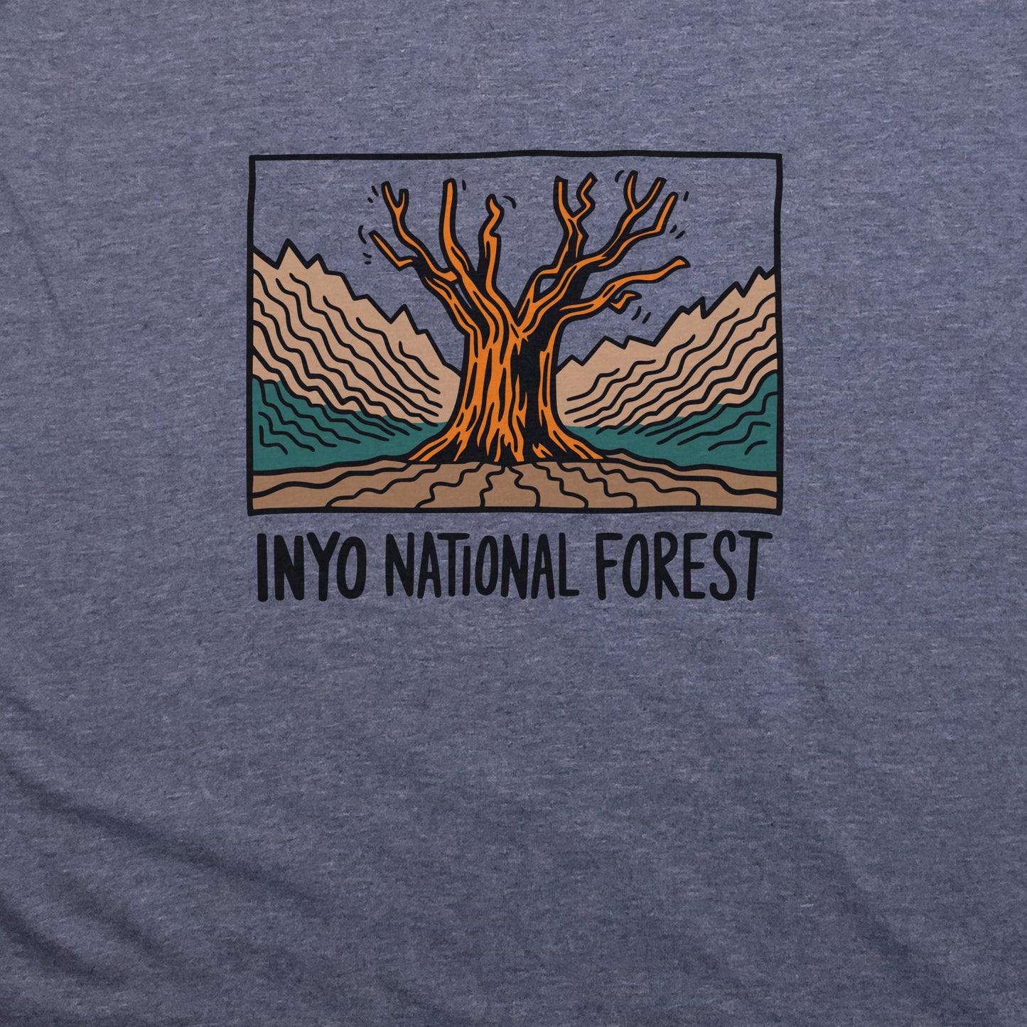 Inyo National Forest T-Shirt Adventure and Outdoors Themed T-Shirt