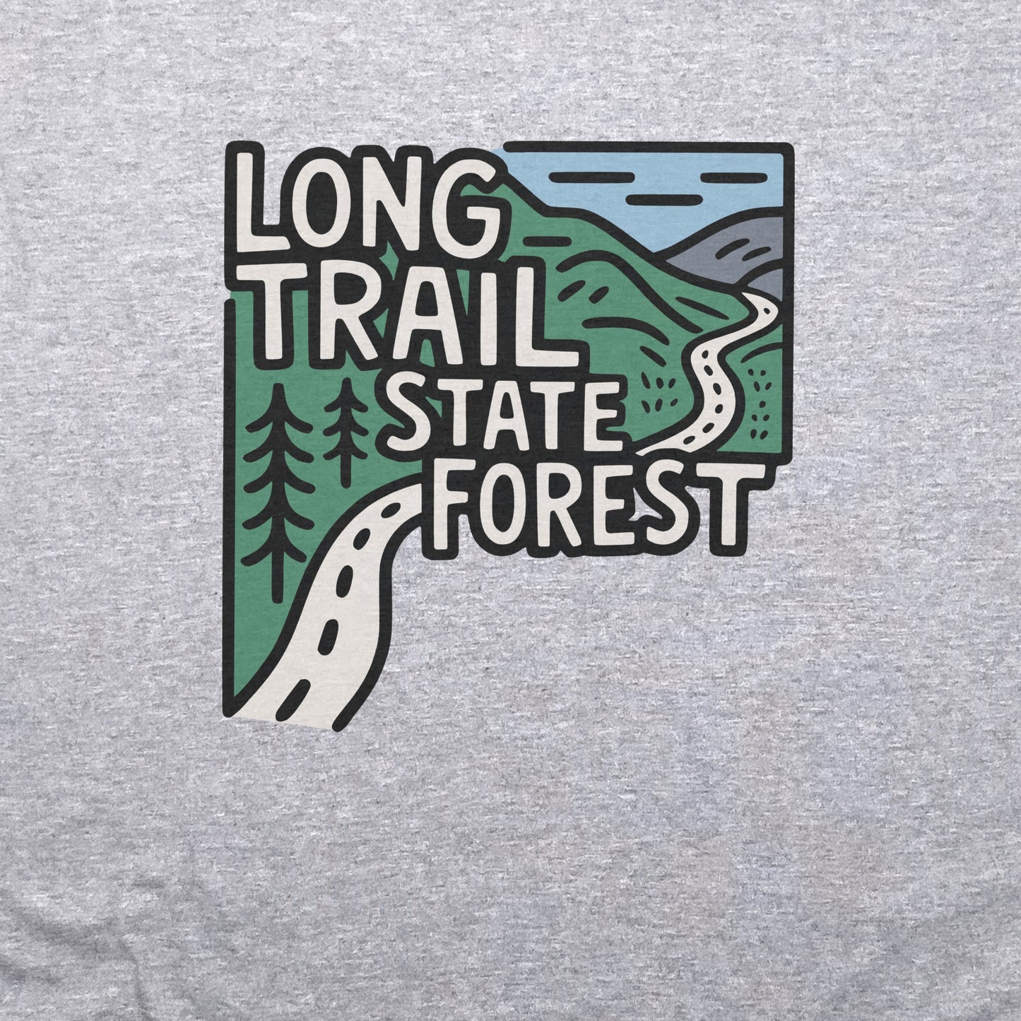 Long Trail State Forest T-Shirt Adventure and Outdoors Themed T-Shirt