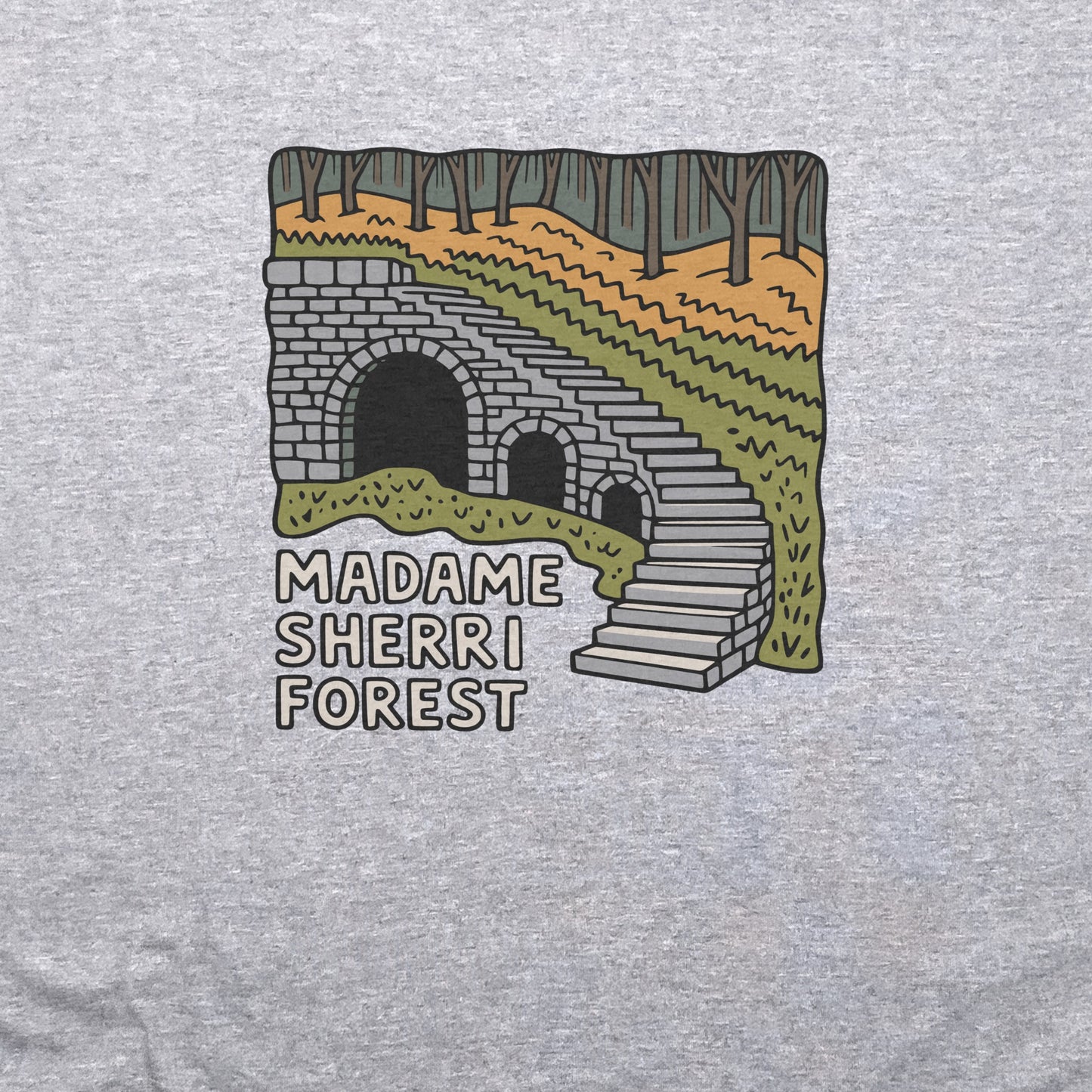 Madame Sherri Forest T-Shirt Adventure and Outdoors Themed T-Shirt