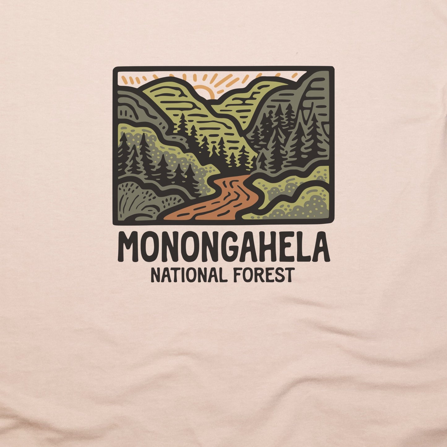Monongahela National Forest T-Shirt Adventure and Outdoors Themed T-Shirt