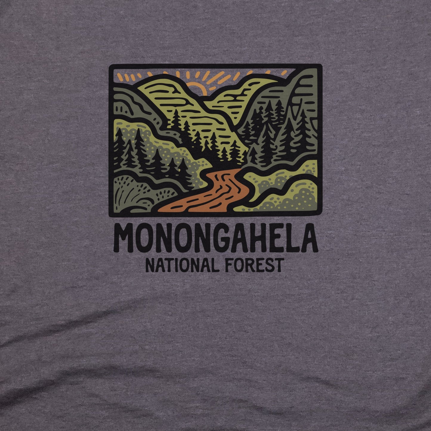 Monongahela National Forest T-Shirt Adventure and Outdoors Themed T-Shirt
