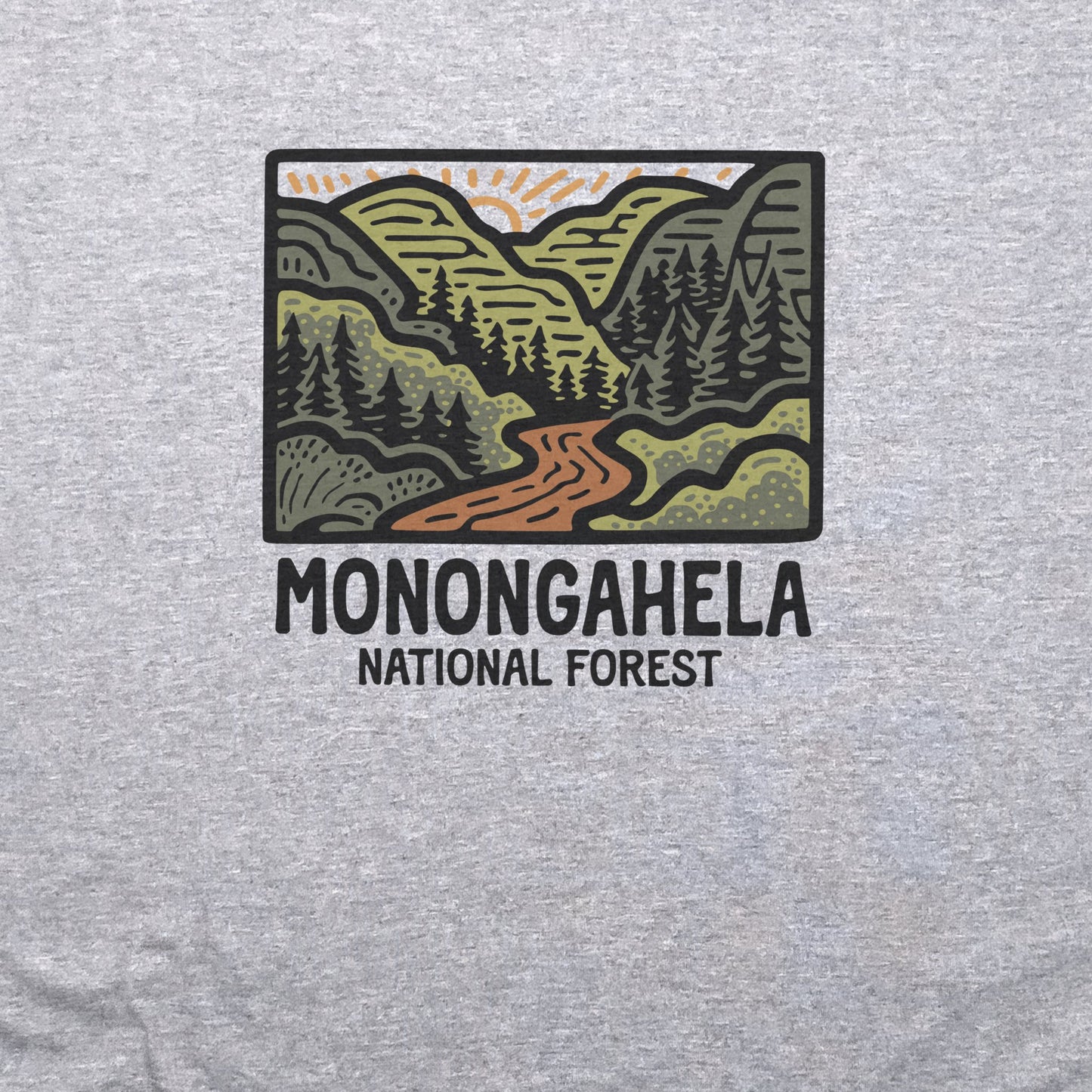 Monongahela National Forest T-Shirt Adventure and Outdoors Themed T-Shirt