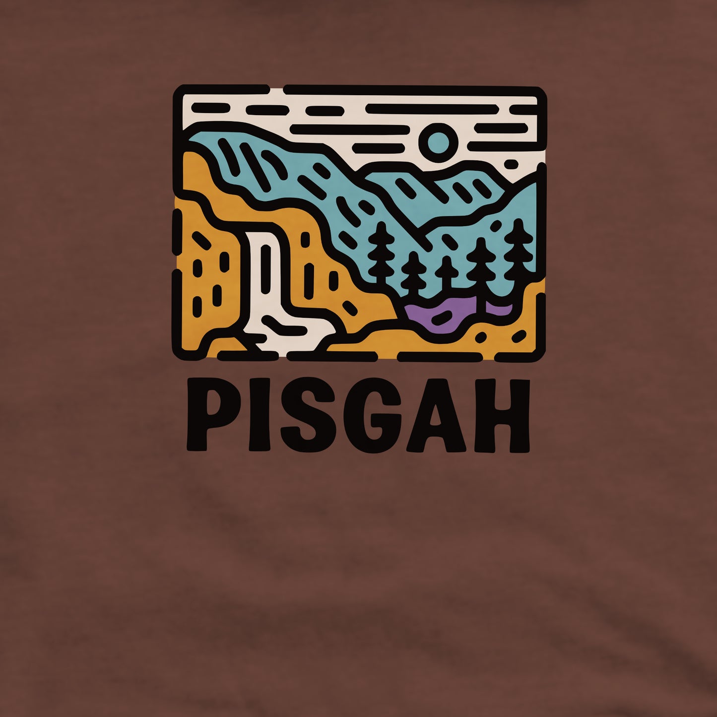 Pisgah National Forest Crewneck Sweatshirt Adventure and Outdoors Themed Sweatshirt