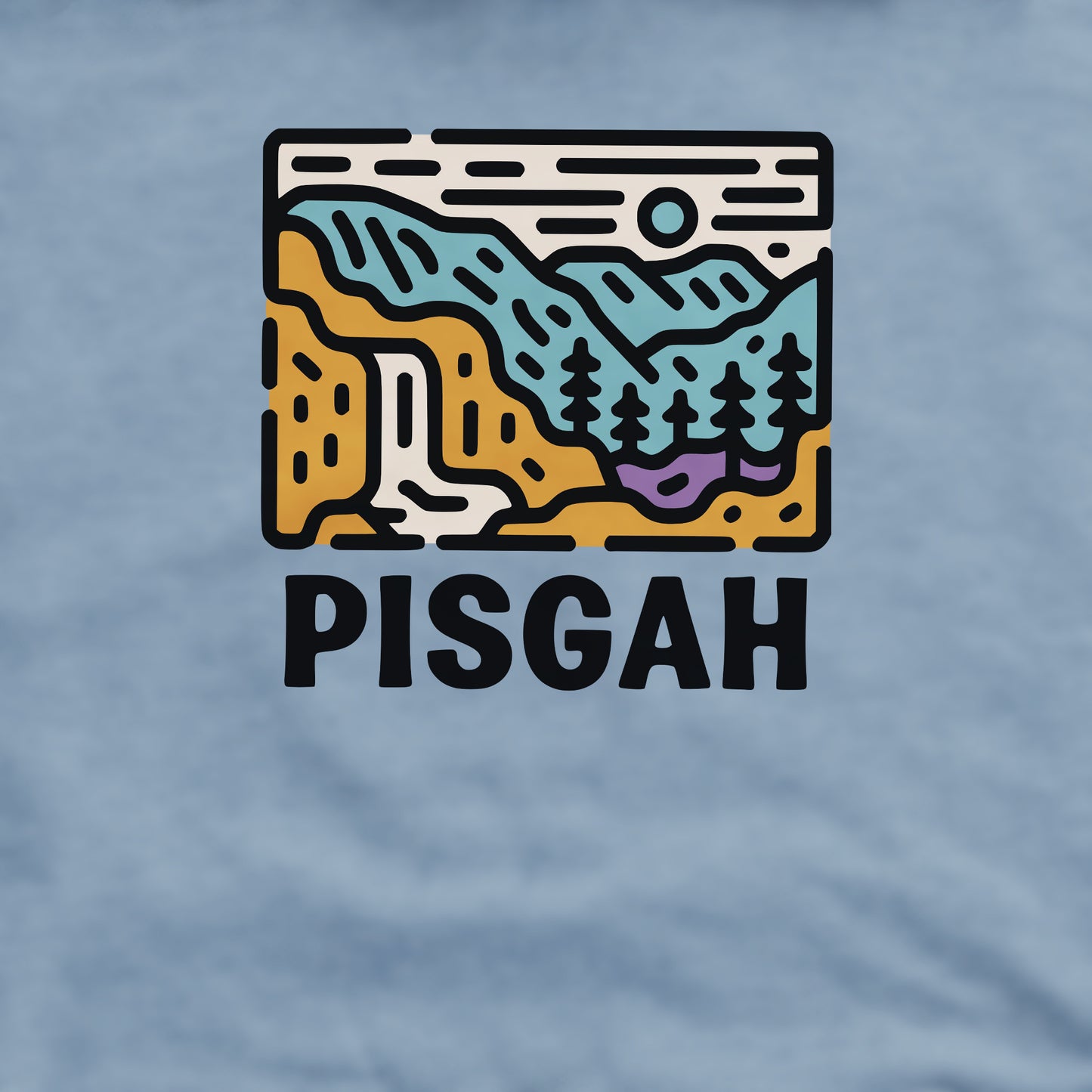 Pisgah National Forest Crewneck Sweatshirt Adventure and Outdoors Themed Sweatshirt