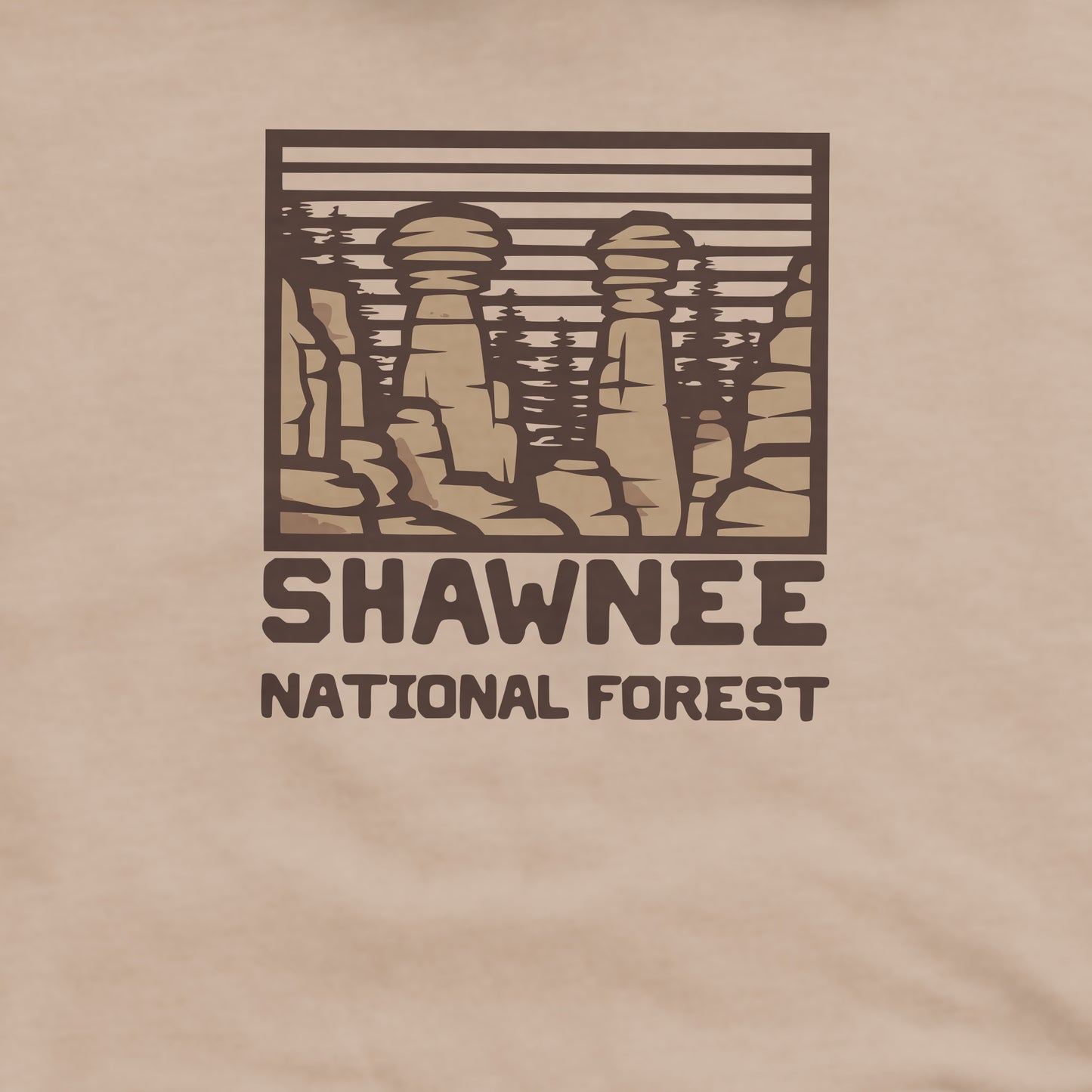 Shawnee National Forest Crewneck Sweatshirt Adventure and Outdoors Themed Sweatshirt