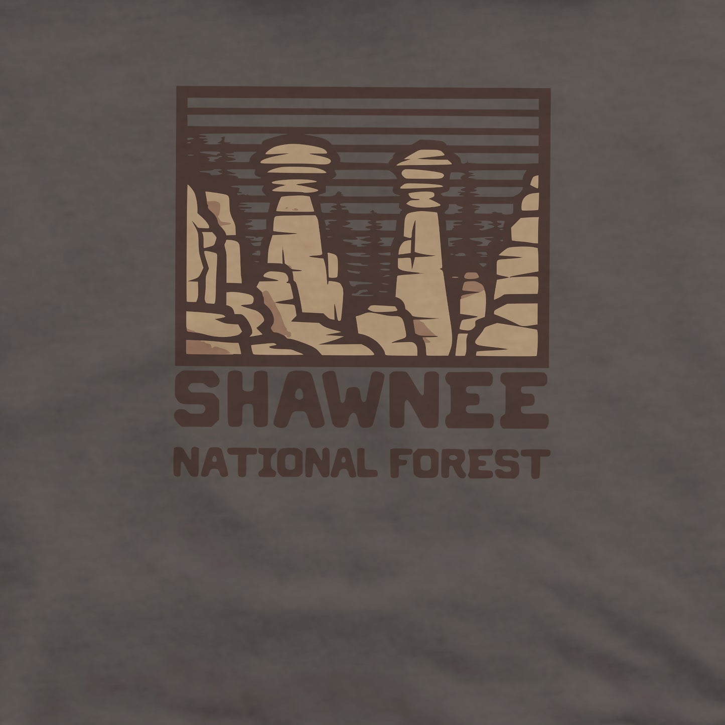 Shawnee National Forest Crewneck Sweatshirt Adventure and Outdoors Themed Sweatshirt