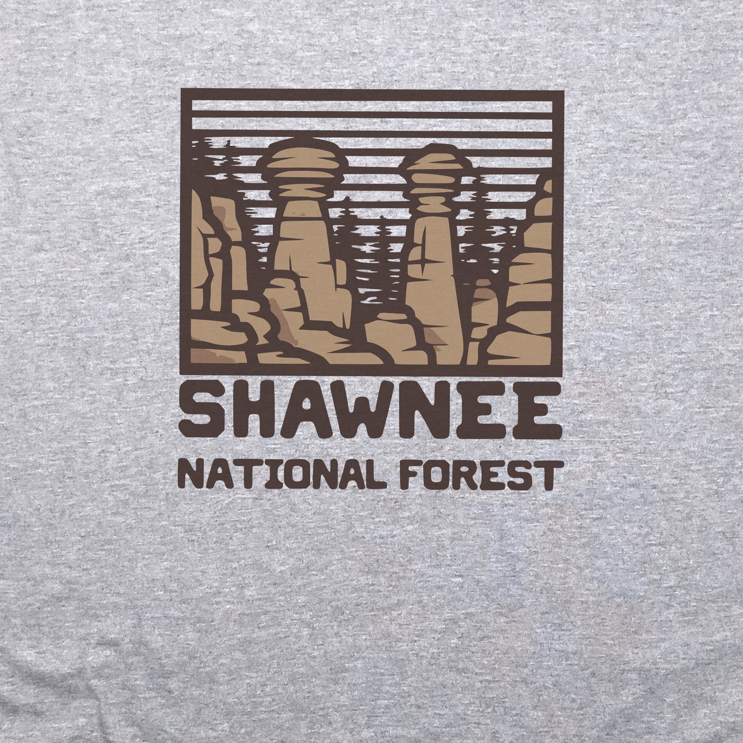 Shawnee National Forest Crewneck Sweatshirt Adventure and Outdoors Themed Sweatshirt