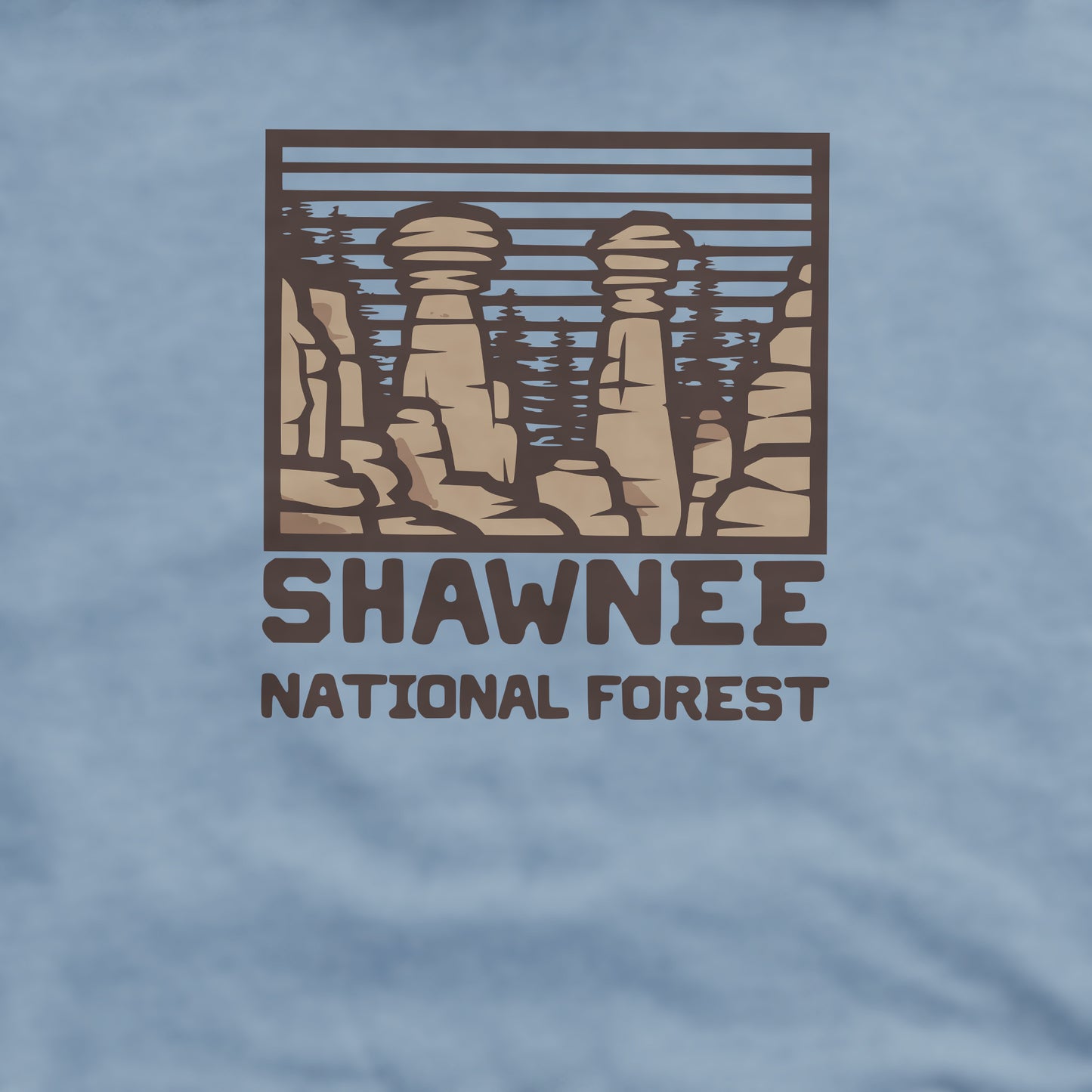 Shawnee National Forest Crewneck Sweatshirt Adventure and Outdoors Themed Sweatshirt