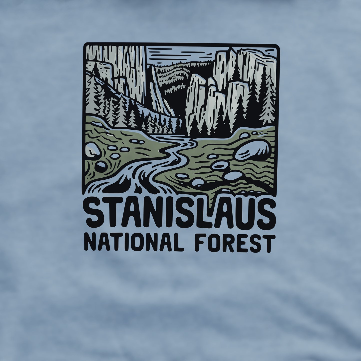 Stanislaus National Forest Crewneck Sweatshirt Adventure and Outdoors Themed Sweatshirt
