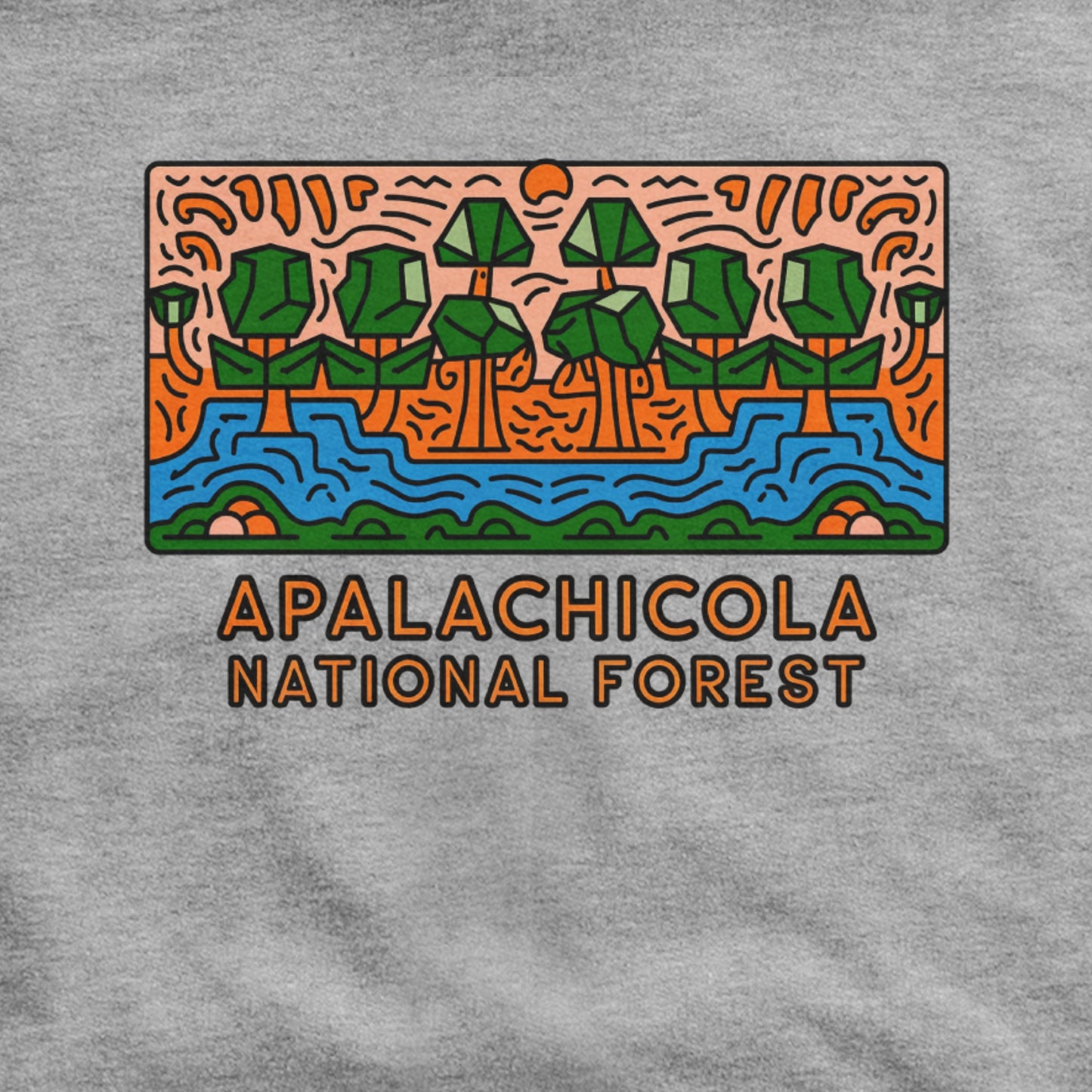 Apalachicola National Forest Hoodie Adventure and Outdoors Themed Hoodie