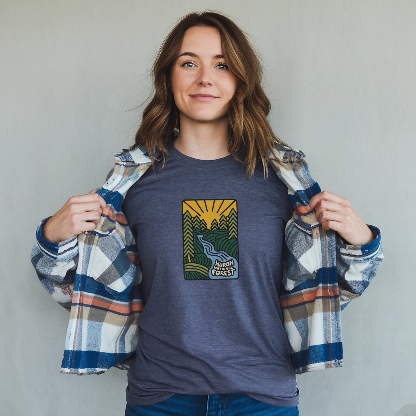 Huron National Forest T-Shirt Adventure and Outdoors Themed T-Shirt