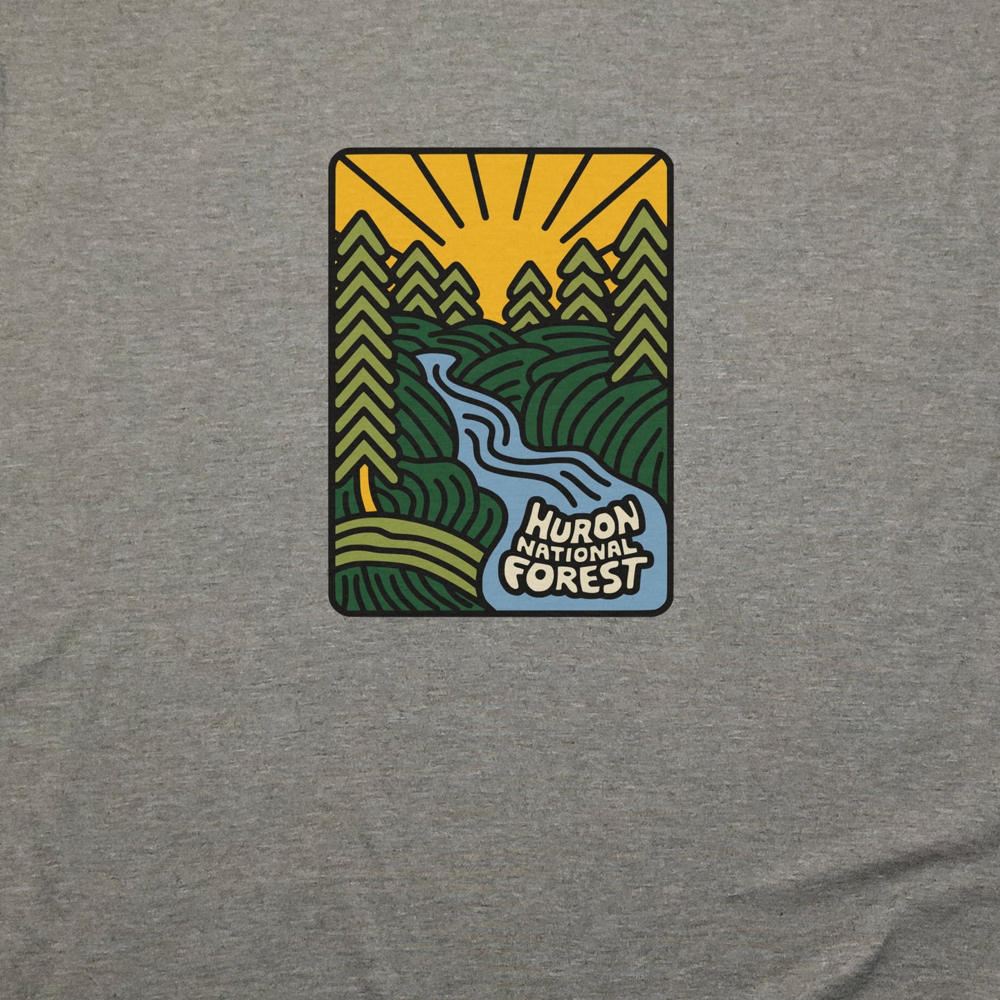 Huron National Forest T-Shirt Adventure and Outdoors Themed T-Shirt