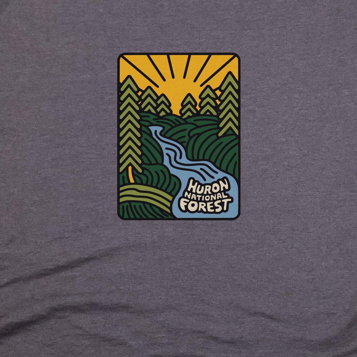 Huron National Forest T-Shirt Adventure and Outdoors Themed T-Shirt