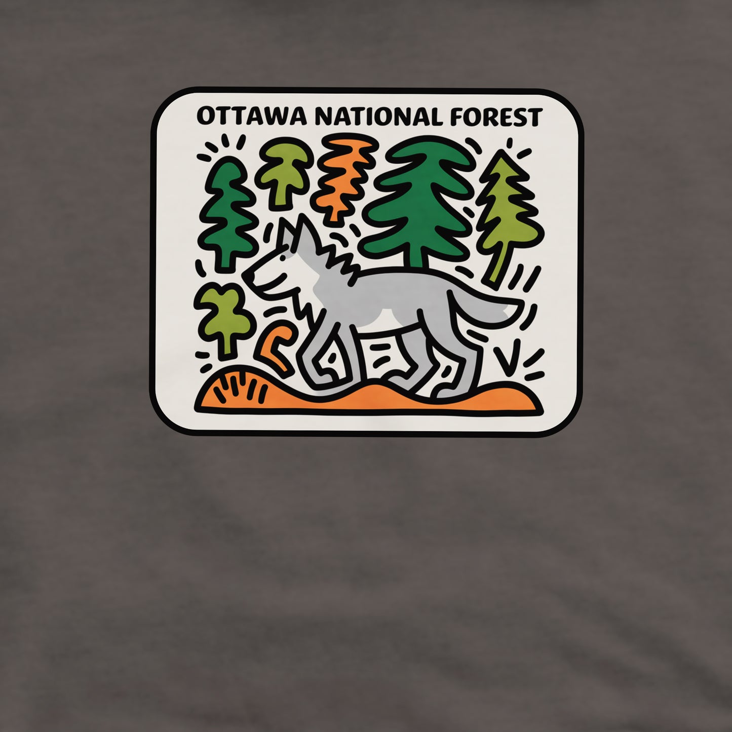 Ottawa National Forest Crewneck Sweatshirt Adventure and Outdoors Themed Sweatshirt