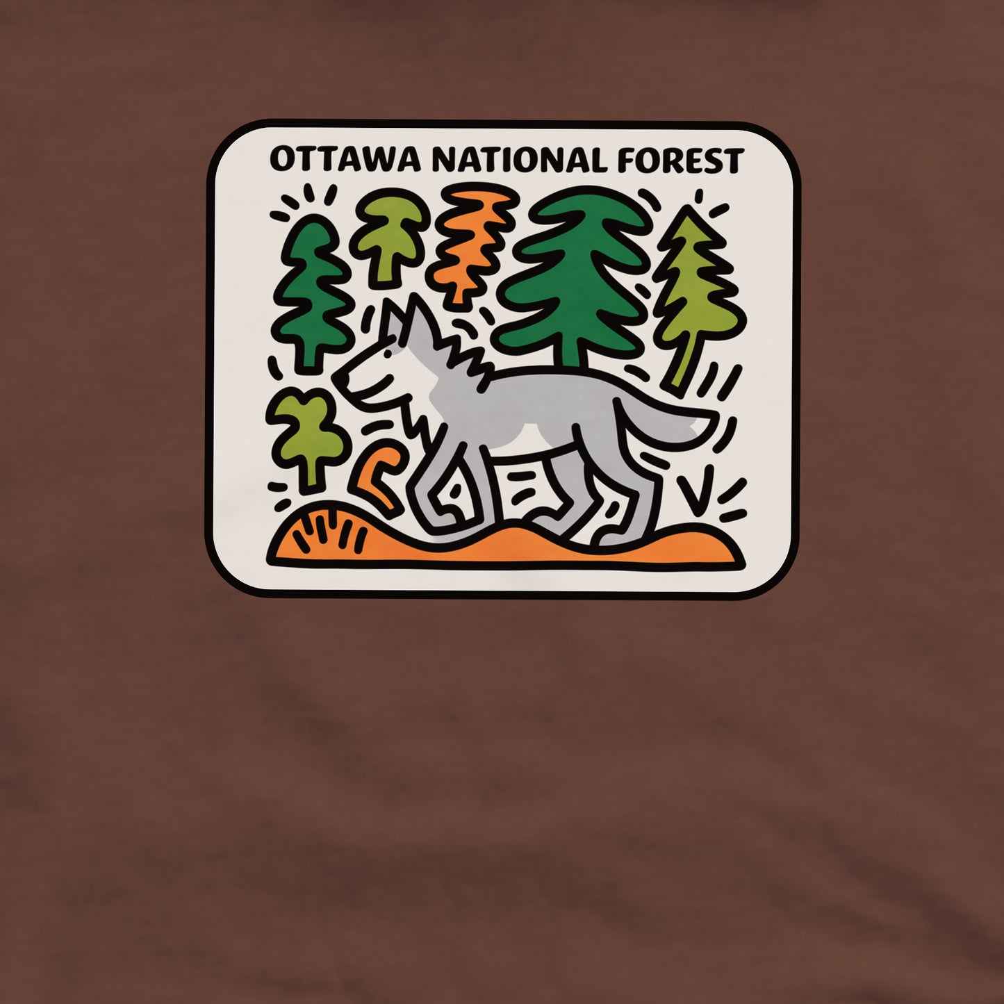 Ottawa National Forest Crewneck Sweatshirt Adventure and Outdoors Themed Sweatshirt