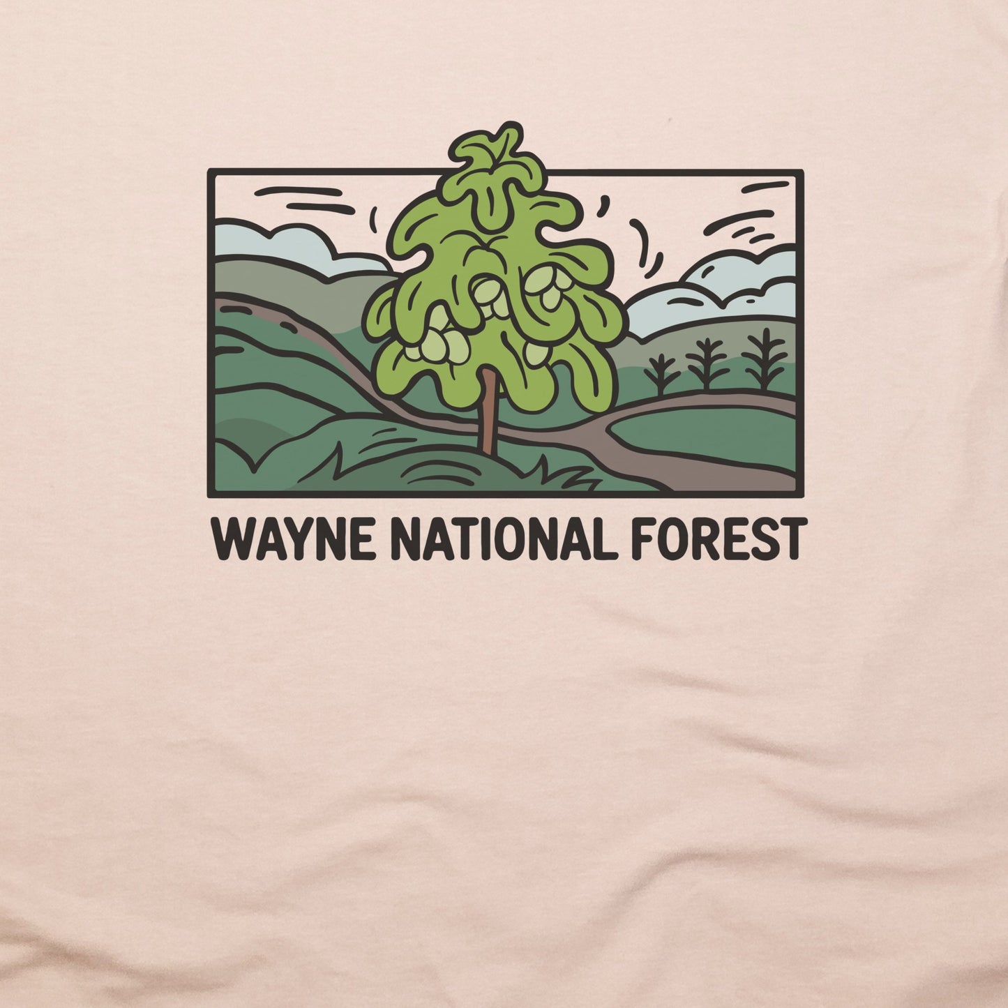 Wayne National Forest T-Shirt Adventure and Outdoors Themed T-Shirt