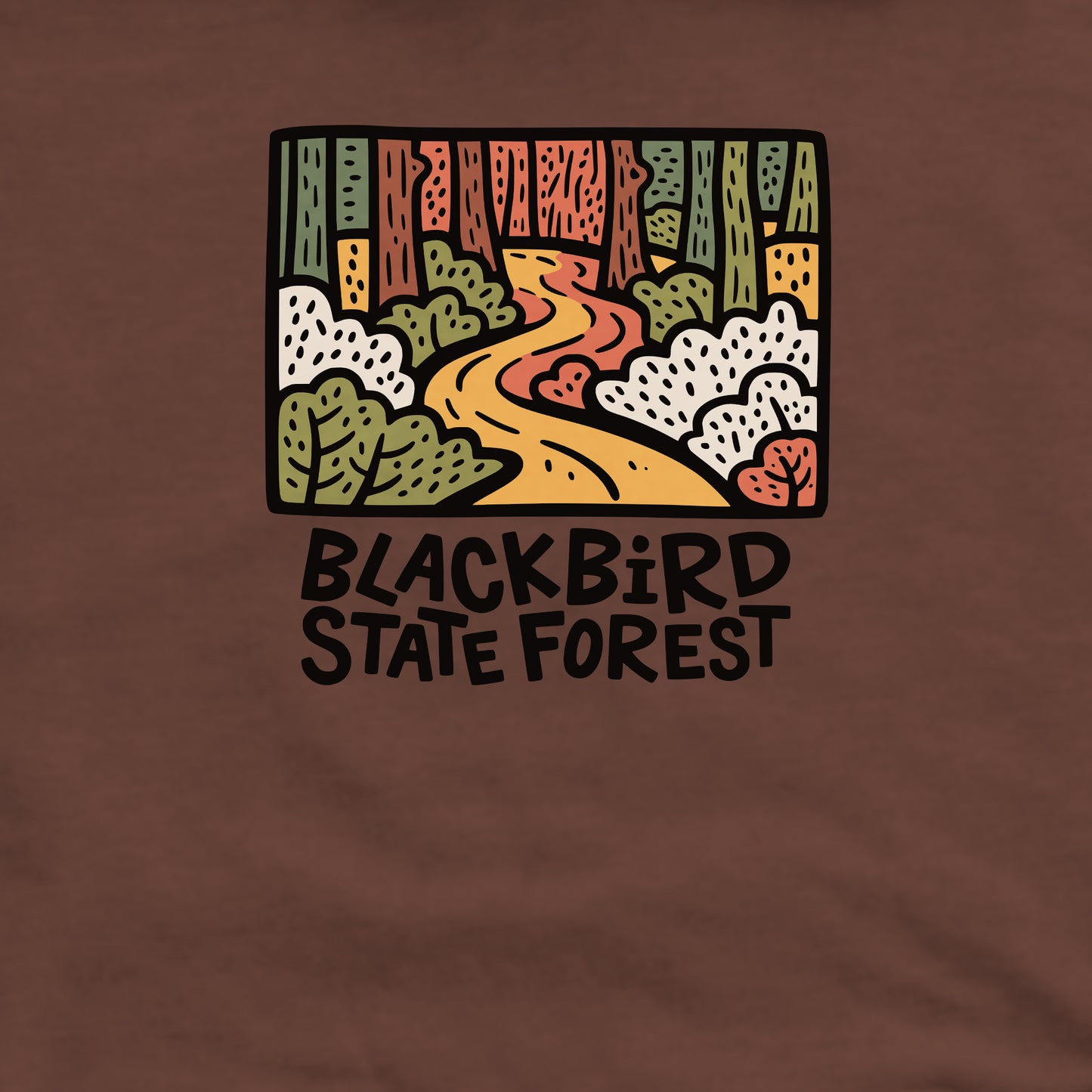 Blackbird State Forest Crewneck Sweatshirt Adventure and Outdoors Themed Sweatshirt