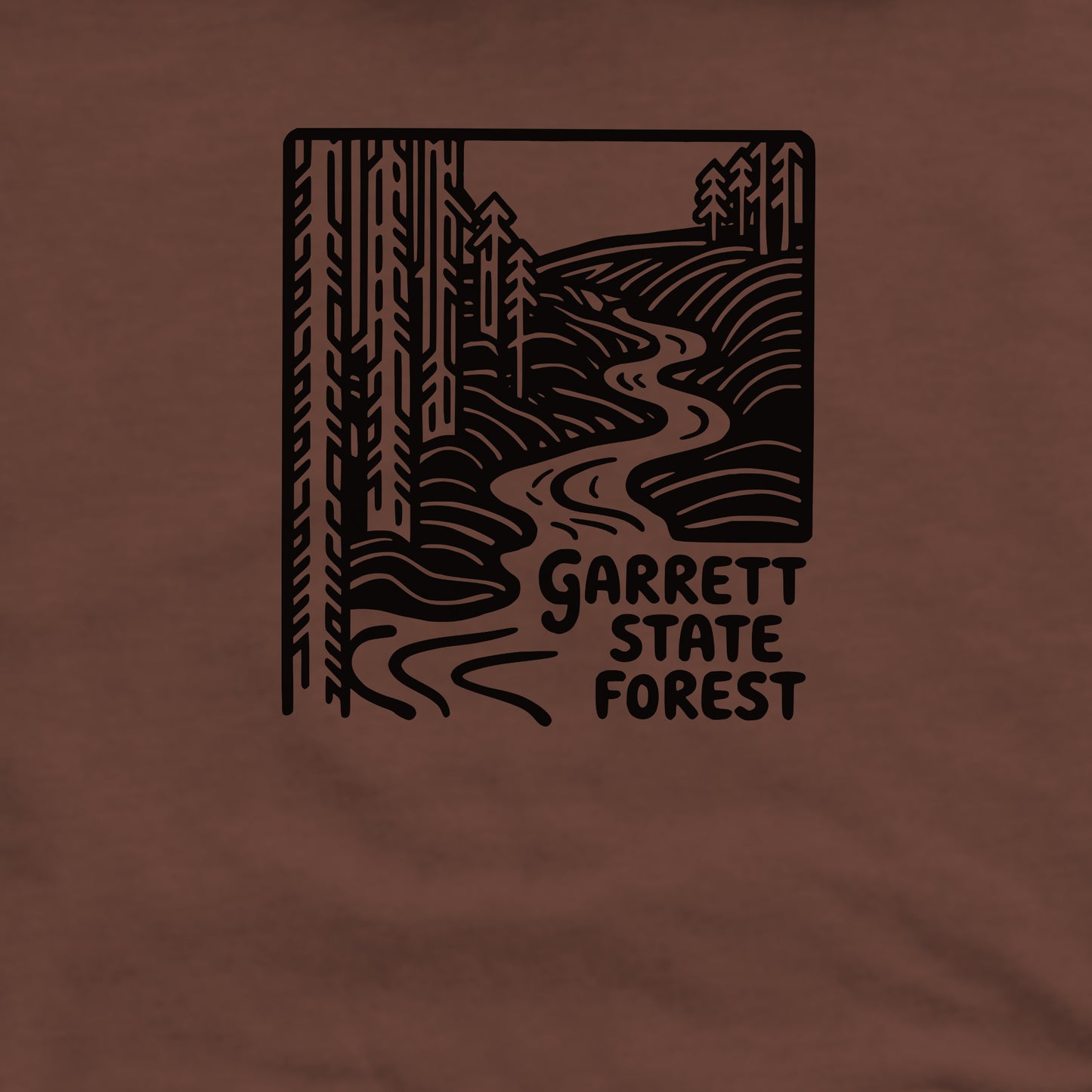 Garrett State Forest Crewneck Sweatshirt Adventure and Outdoors Themed Sweatshirt