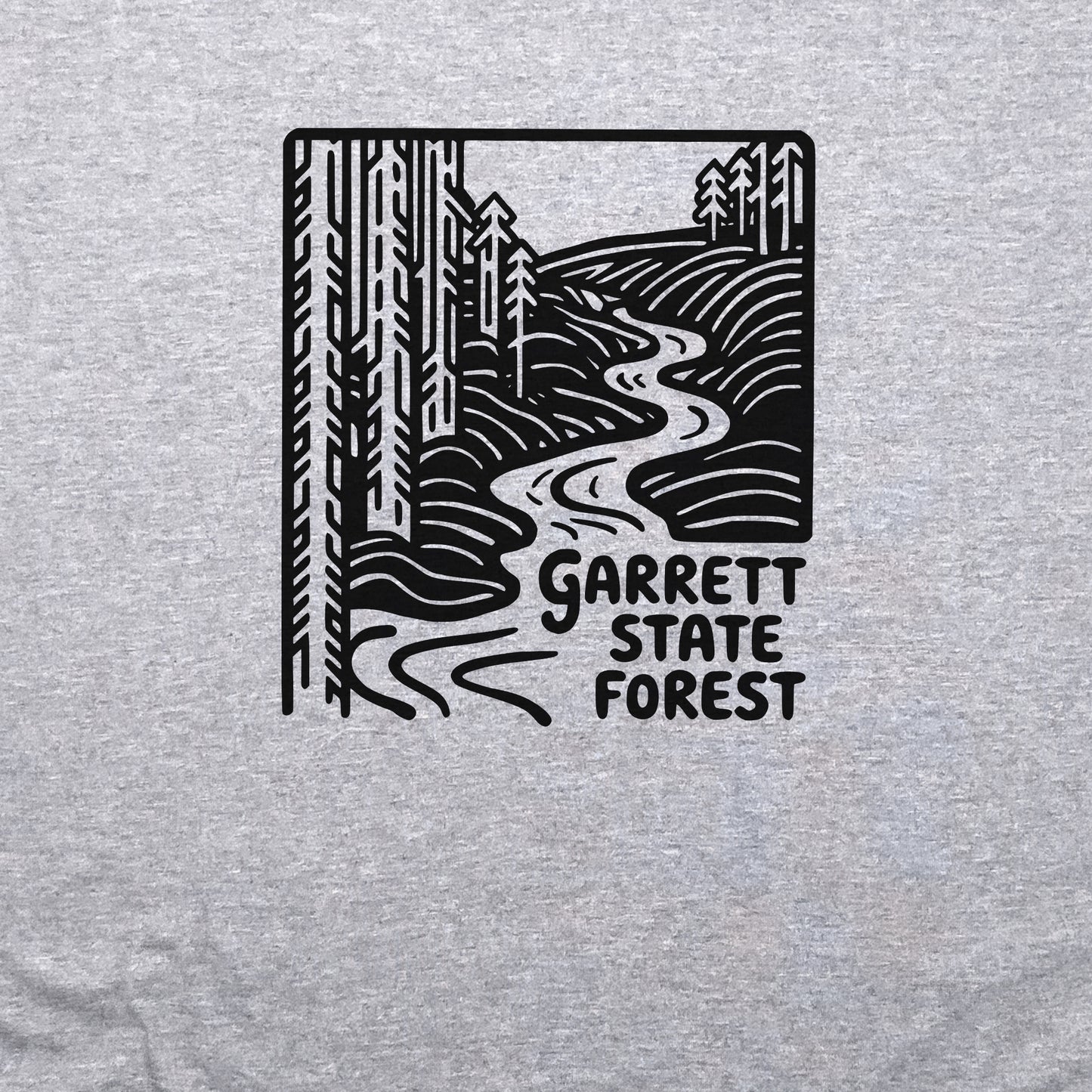 Garrett State Forest Crewneck Sweatshirt Adventure and Outdoors Themed Sweatshirt
