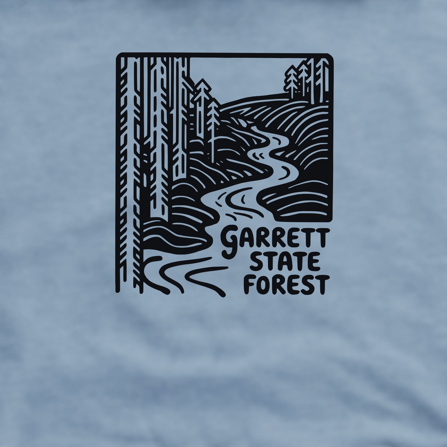 Garrett State Forest Crewneck Sweatshirt Adventure and Outdoors Themed Sweatshirt