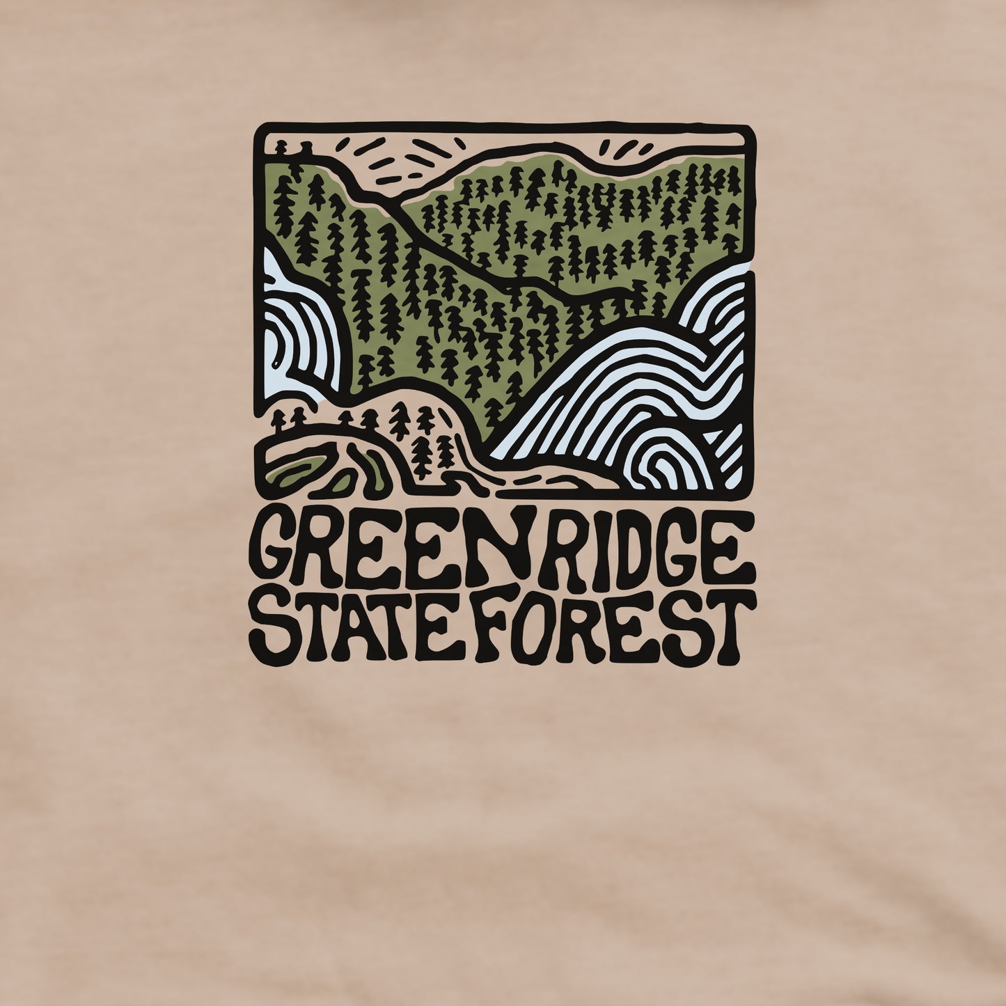 Green Ridge State Forest Crewneck Sweatshirt Adventure and Outdoors Themed Sweatshirt
