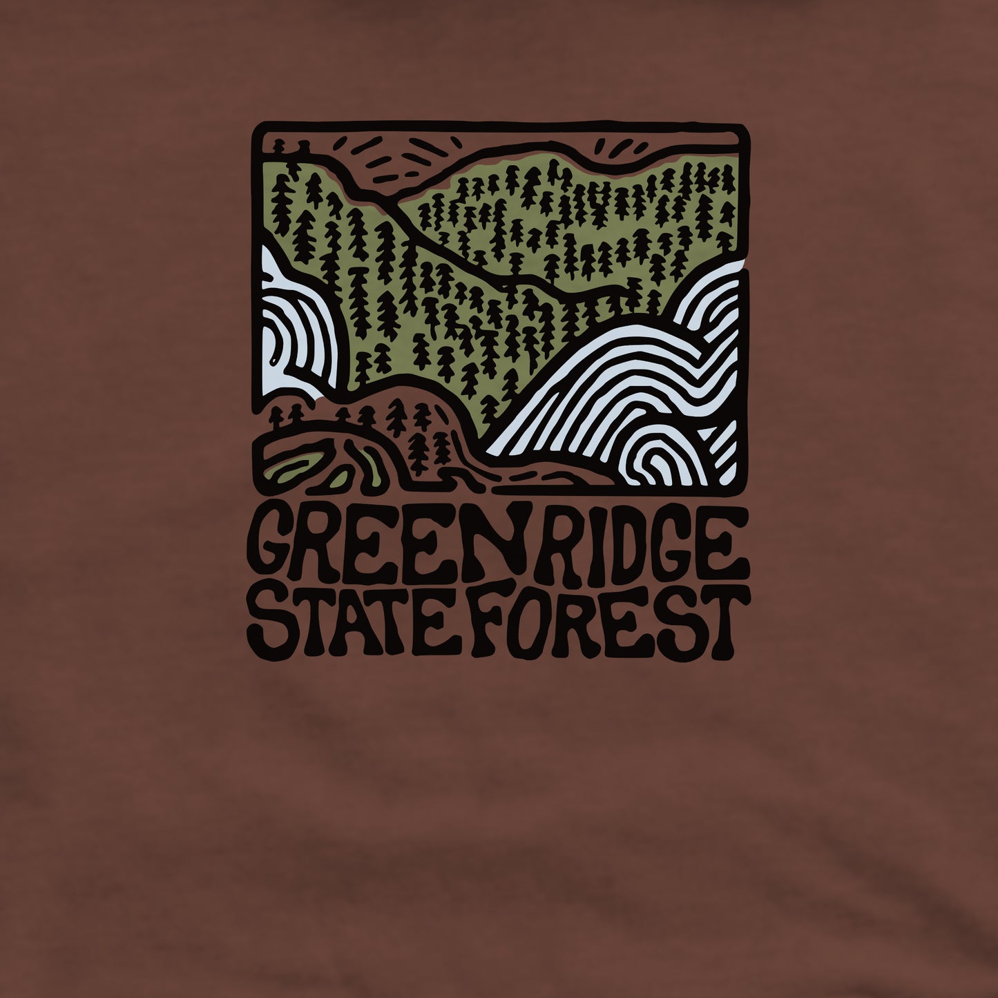 Green Ridge State Forest Crewneck Sweatshirt Adventure and Outdoors Themed Sweatshirt