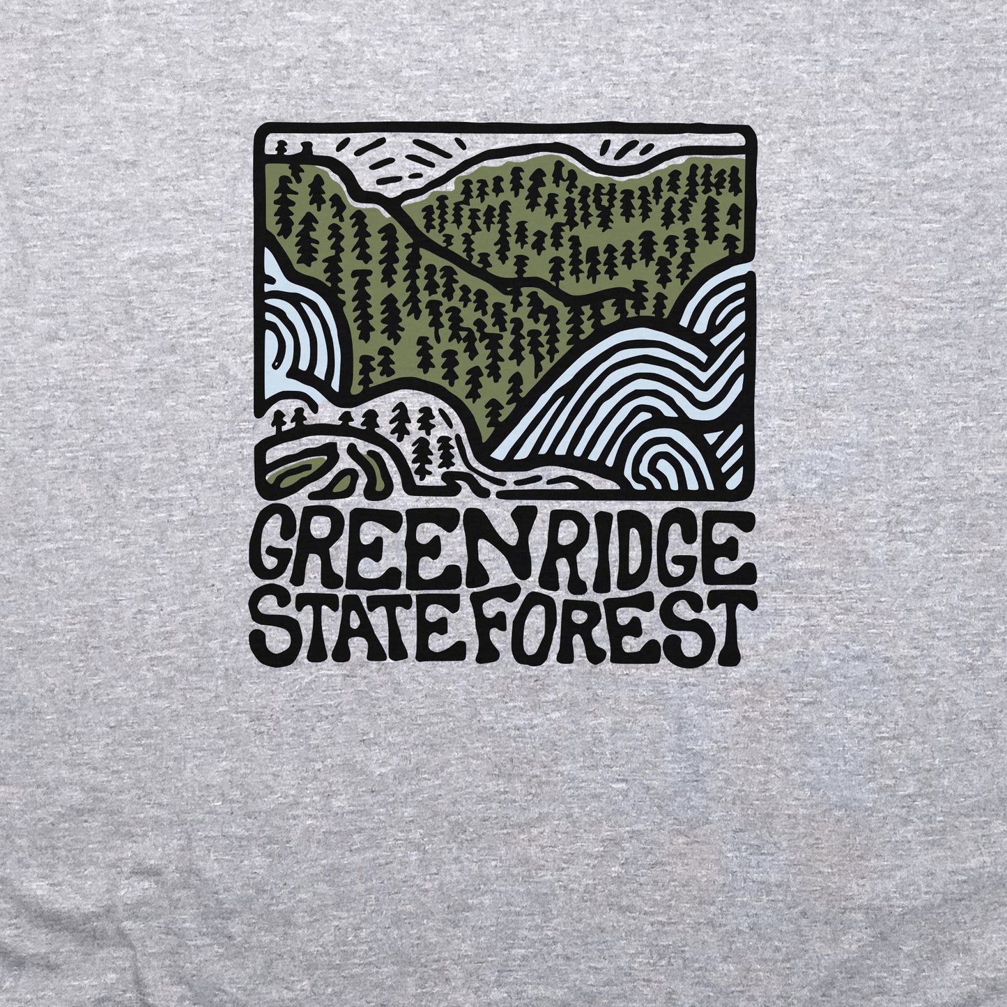 Green Ridge State Forest Crewneck Sweatshirt Adventure and Outdoors Themed Sweatshirt