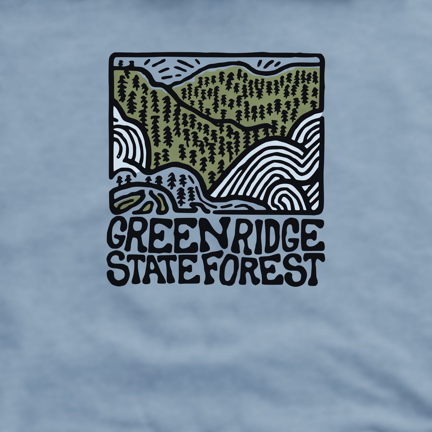 Green Ridge State Forest Crewneck Sweatshirt Adventure and Outdoors Themed Sweatshirt