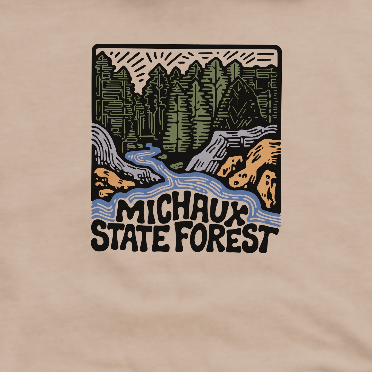 Michaux State Forest Crewneck Sweatshirt Adventure and Outdoors Themed Sweatshirt