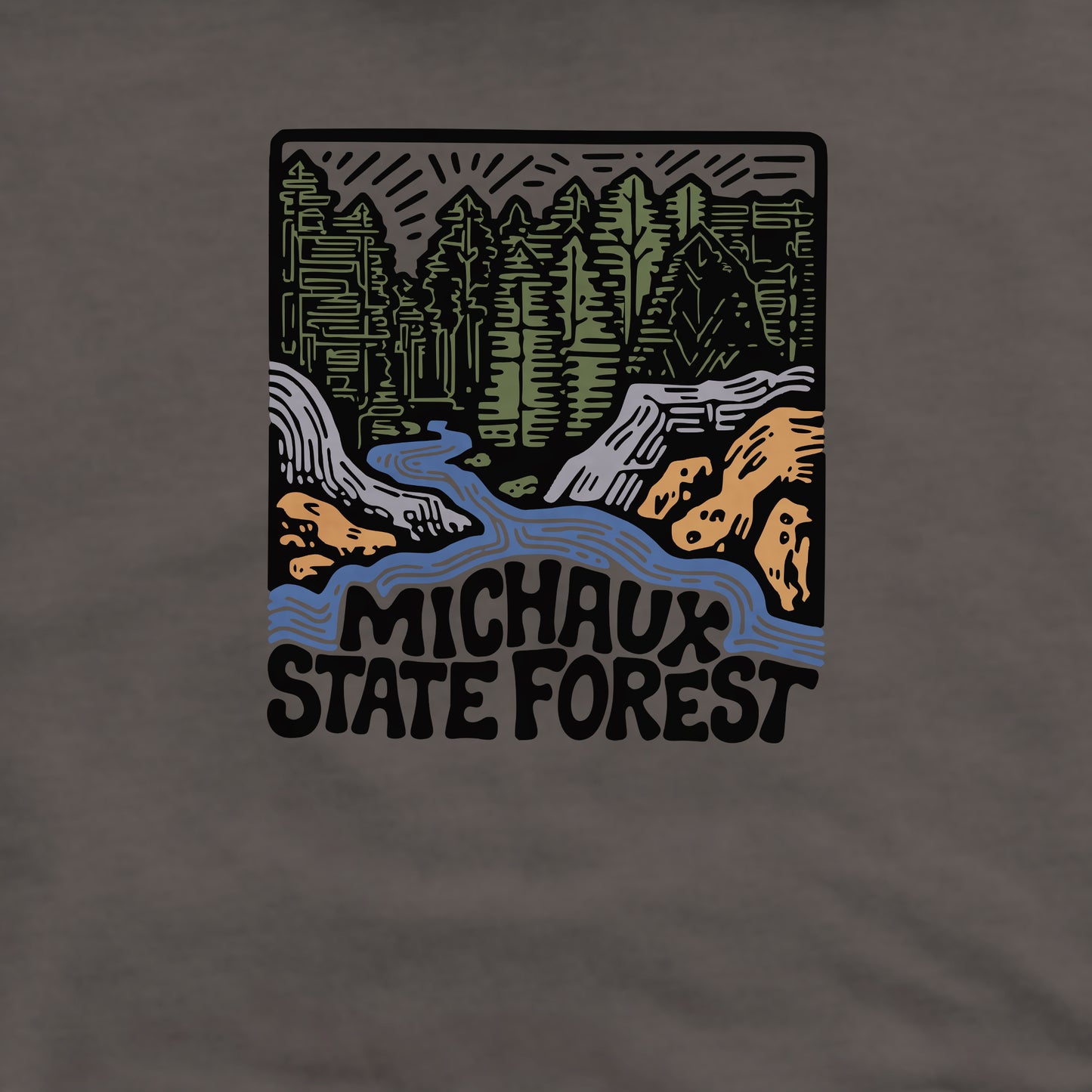 Michaux State Forest Crewneck Sweatshirt Adventure and Outdoors Themed Sweatshirt