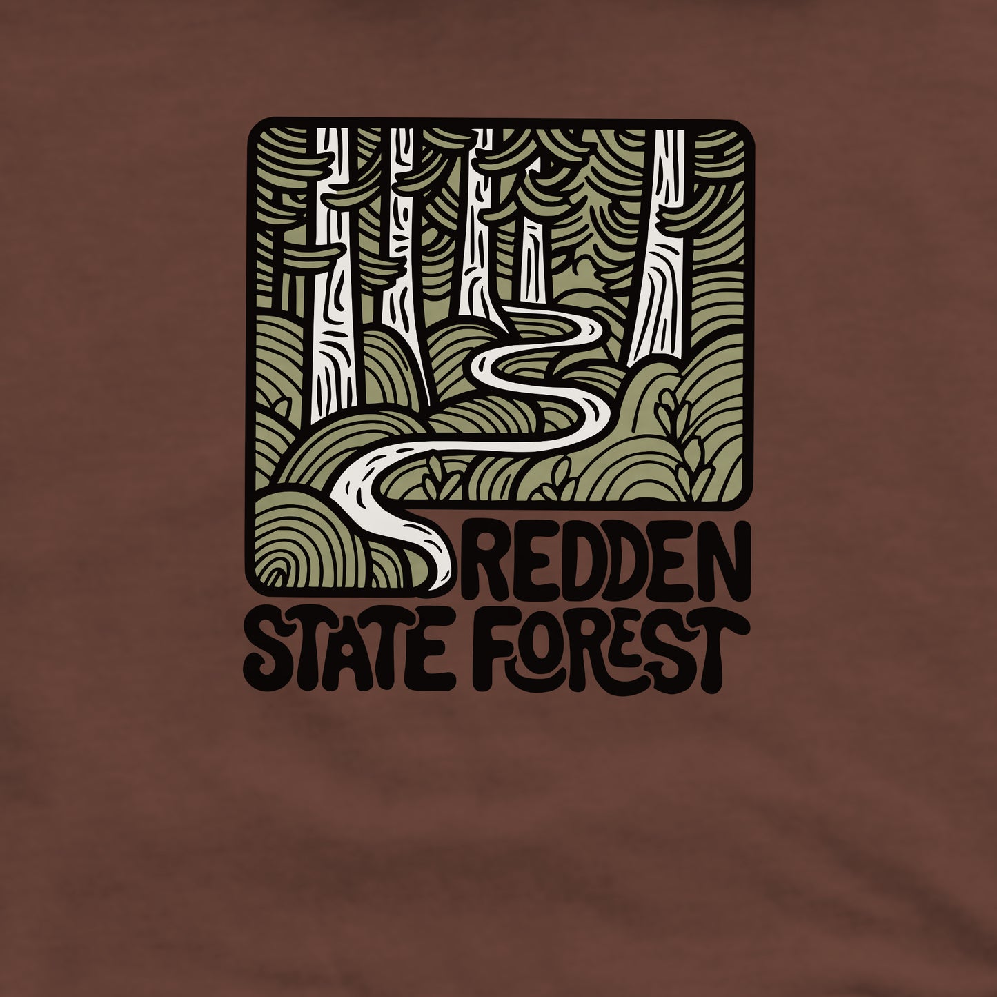 Redden State Forest Crewneck Sweatshirt Adventure and Outdoors Themed Sweatshirt