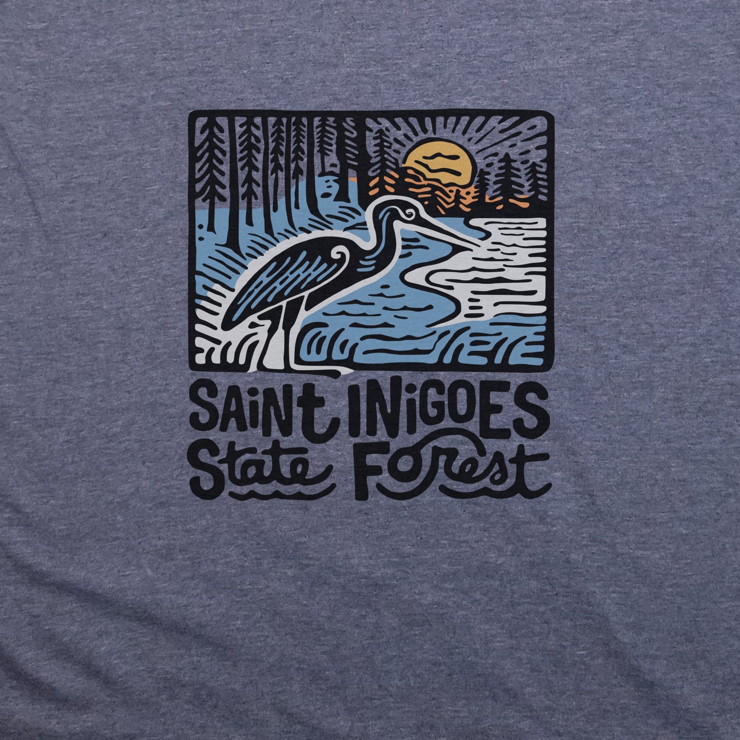 Saint Inigoes State Forest T-Shirt Adventure and Outdoors Themed T-Shirt