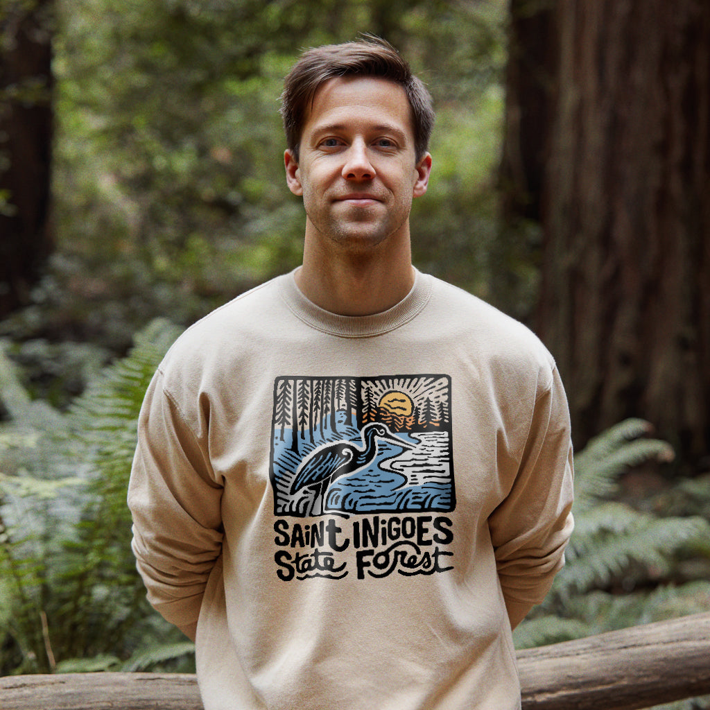 Saint Inigoes State Forest Crewneck Sweatshirt Adventure and Outdoors Themed Sweatshirt
