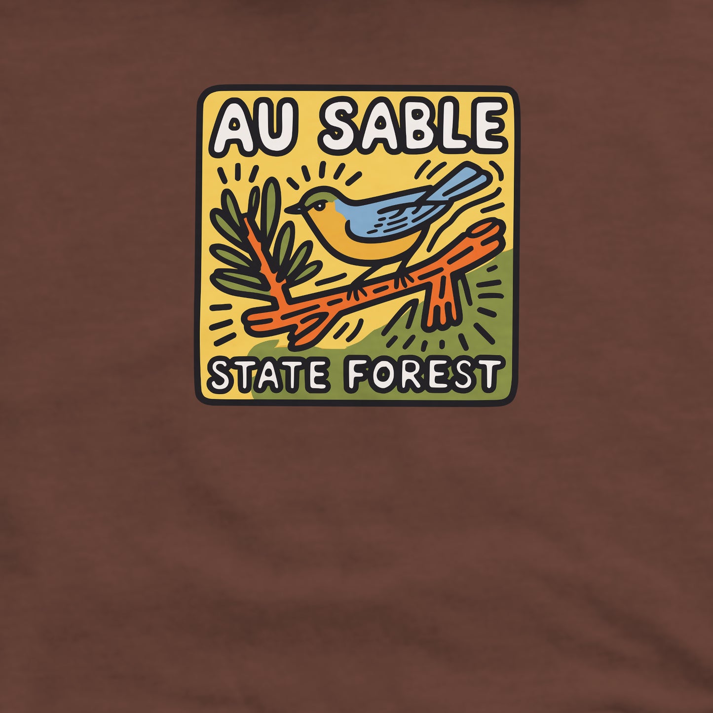 Au Sable State Forest Crewneck Sweatshirt Adventure and Outdoors Themed Sweatshirt
