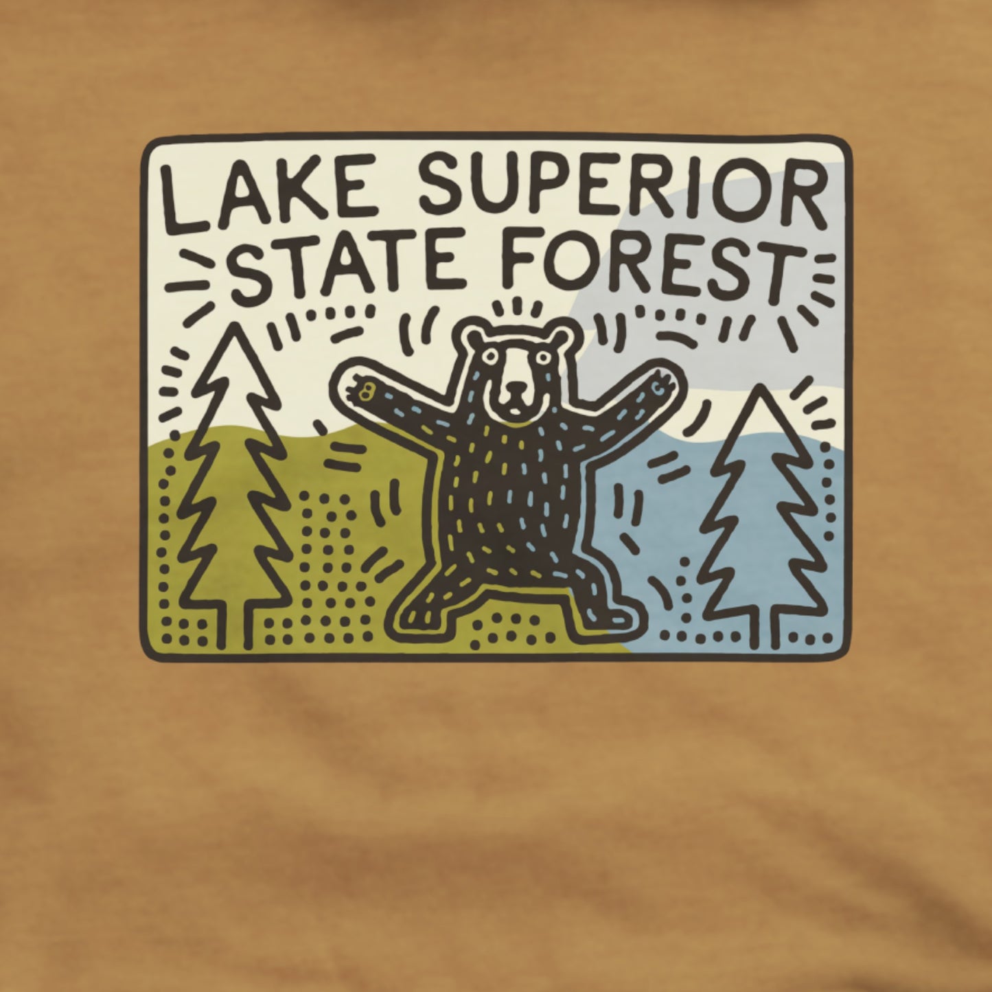 Lake Superior State Forest Hoodie Adventure and Outdoors Themed Hoodie