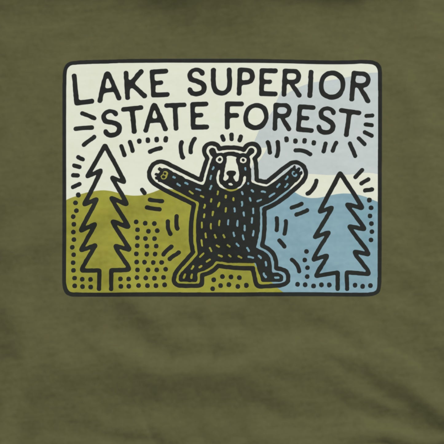 Lake Superior State Forest Hoodie Adventure and Outdoors Themed Hoodie