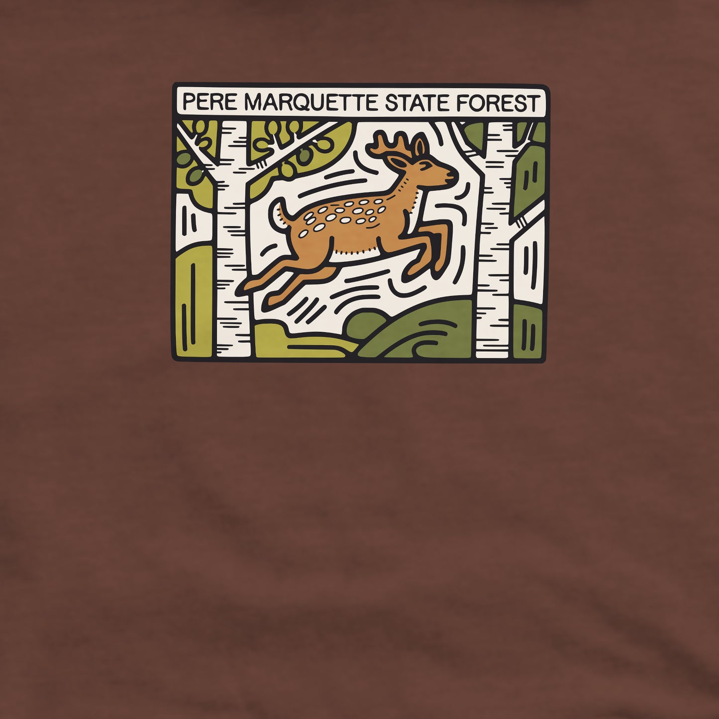 Pere Marquette State Forest Crewneck Sweatshirt Adventure and Outdoors Themed Sweatshirt