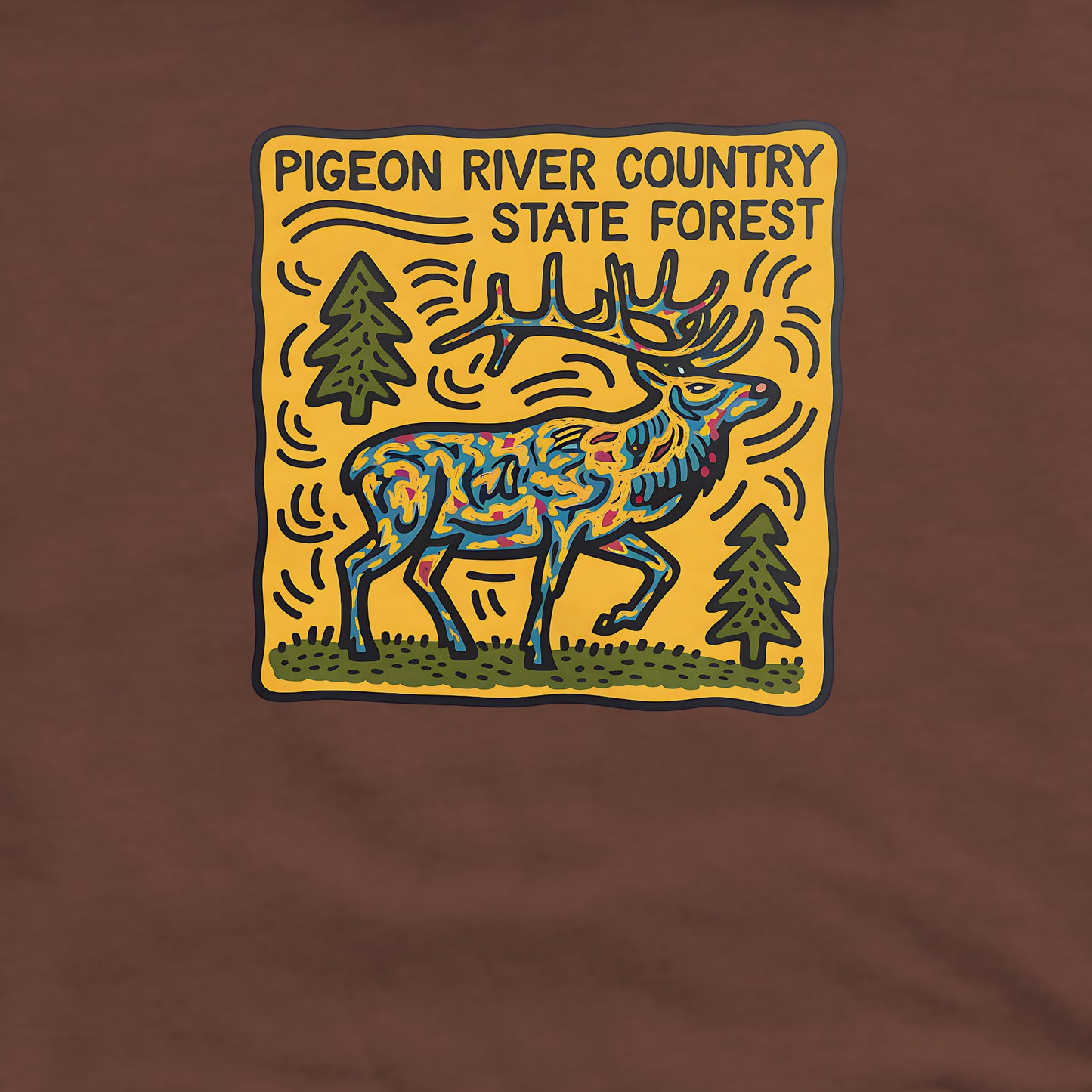 Pigeon River Country State Forest Crewneck Sweatshirt Adventure and Outdoors Themed Sweatshirt