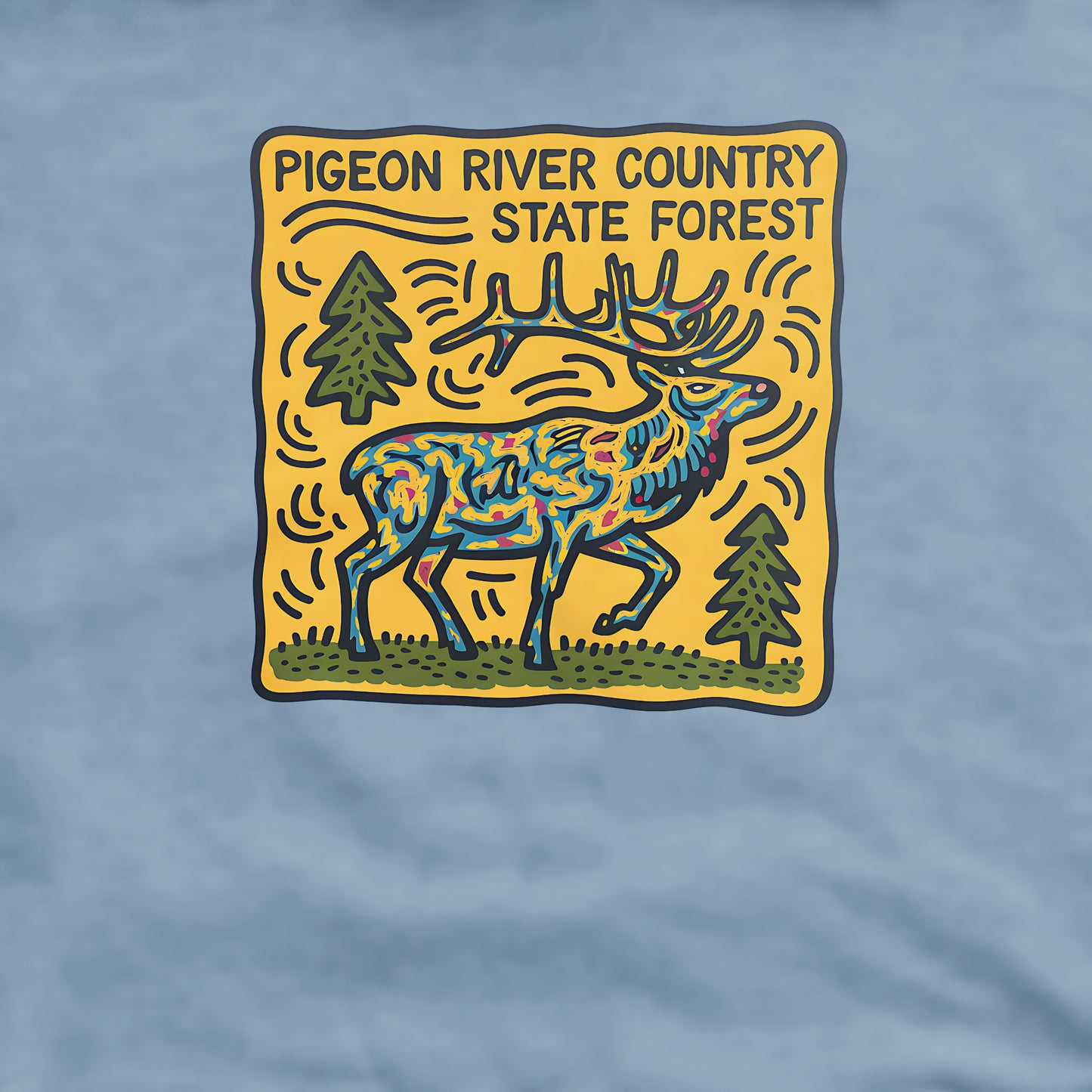 Pigeon River Country State Forest Crewneck Sweatshirt Adventure and Outdoors Themed Sweatshirt