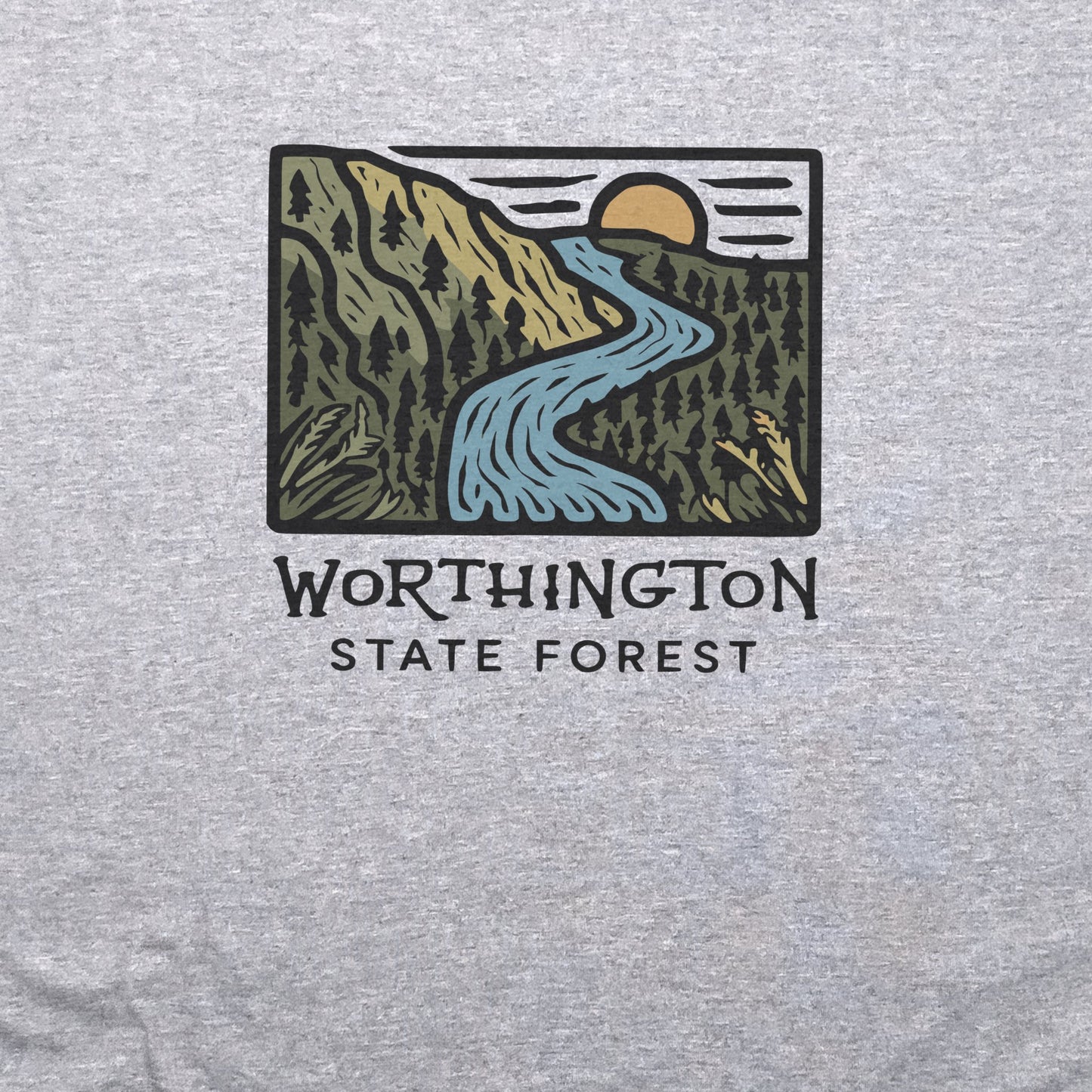 Worthington State Forest T-Shirt Adventure and Outdoors Themed T-Shirt