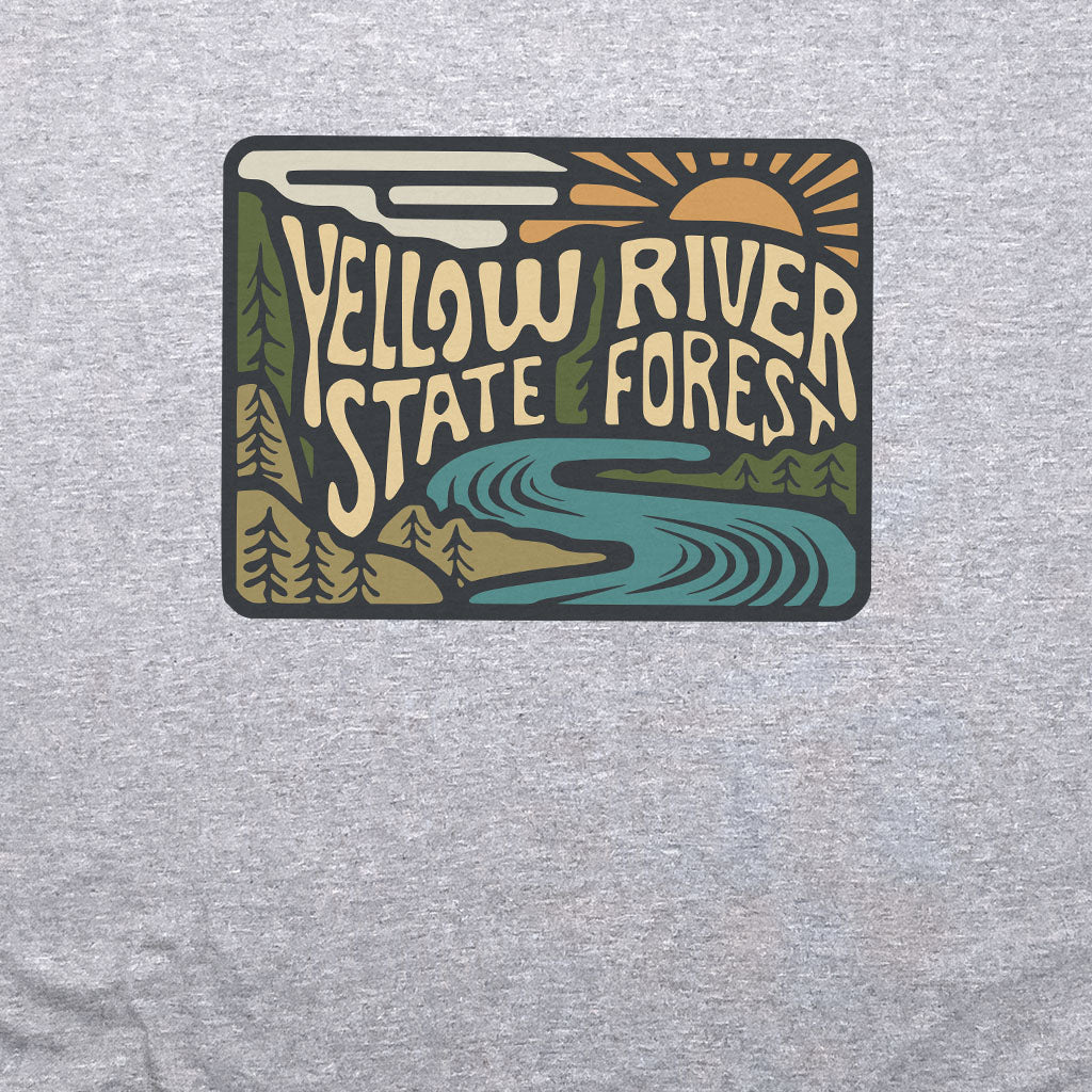Yellow River State Forest Crewneck Sweatshirt Adventure and Outdoors Themed Sweatshirt