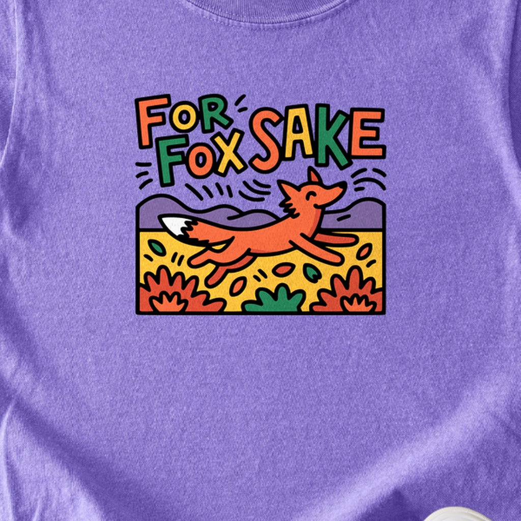 For Fox Sake Kids Cotton T-Shirt
