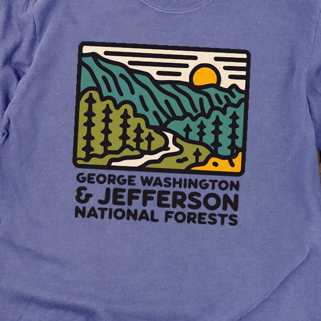 George Washington and Jefferson National Forests Cotton Long Sleeve