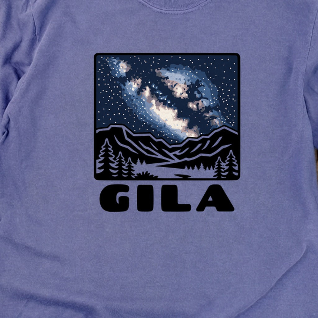 Gila National Forest at Night Cotton Long Sleeve
