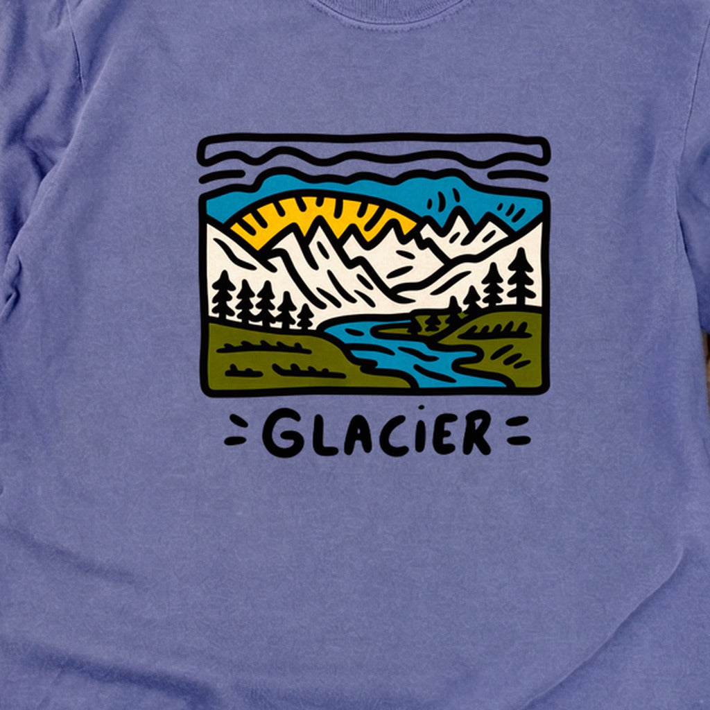 Glacier National Park Cotton Long Sleeve